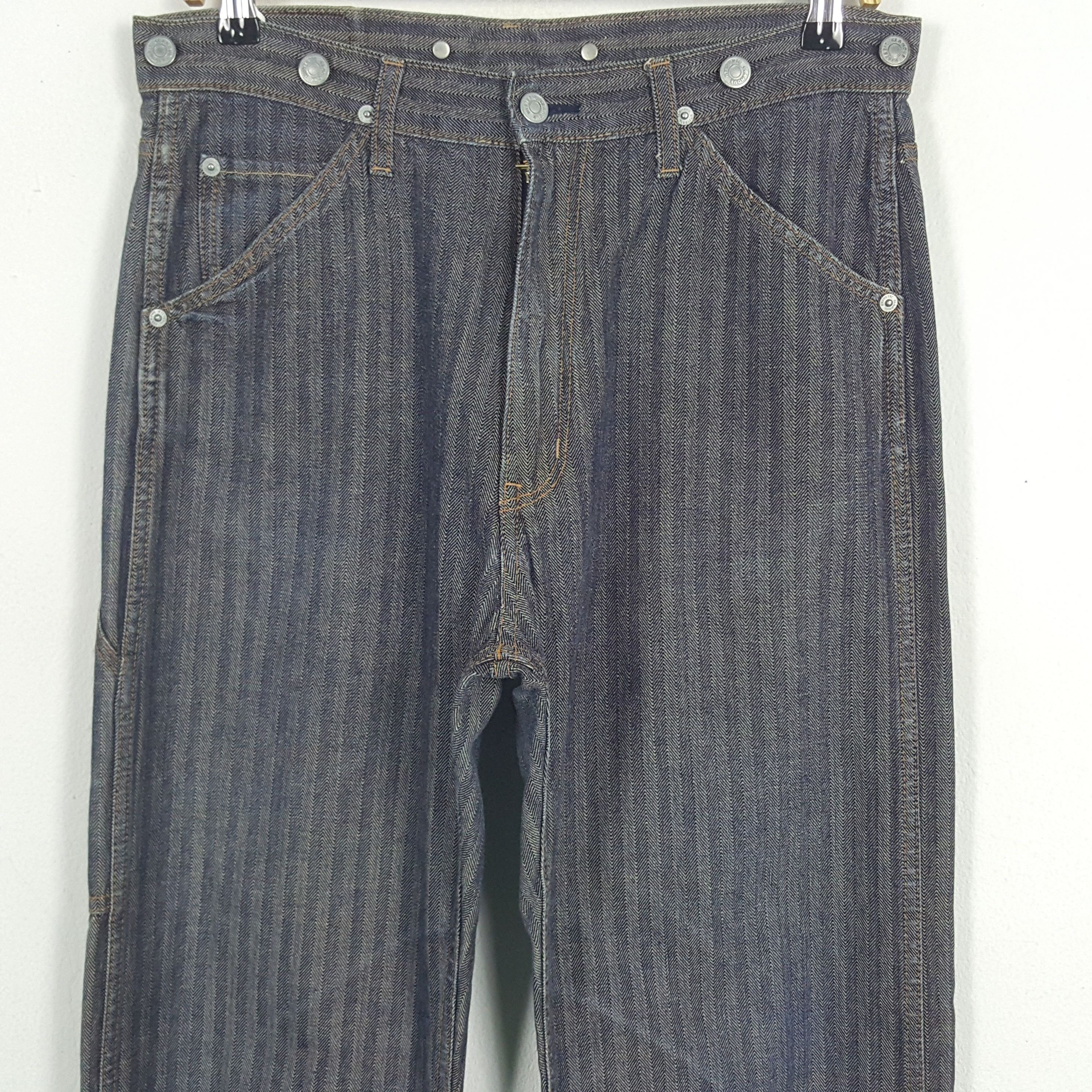 Hysteric Glamour × Vintage Vintage Hysteric Glamour Custom Big Logo Denim Jeans Size US 31 - 5 Thumbnail