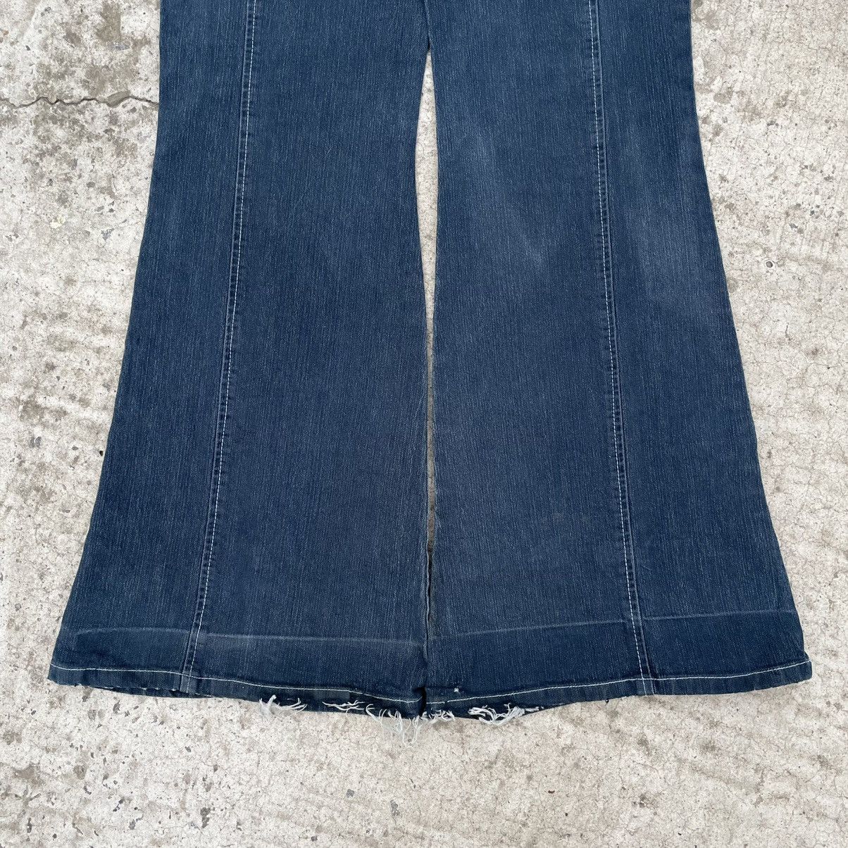 Y/Project Vintage Women’s Junlian Flared Crazy Jeans Size L 00s USA Size 27" / US 4 / IT 40 - 13 Thumbnail