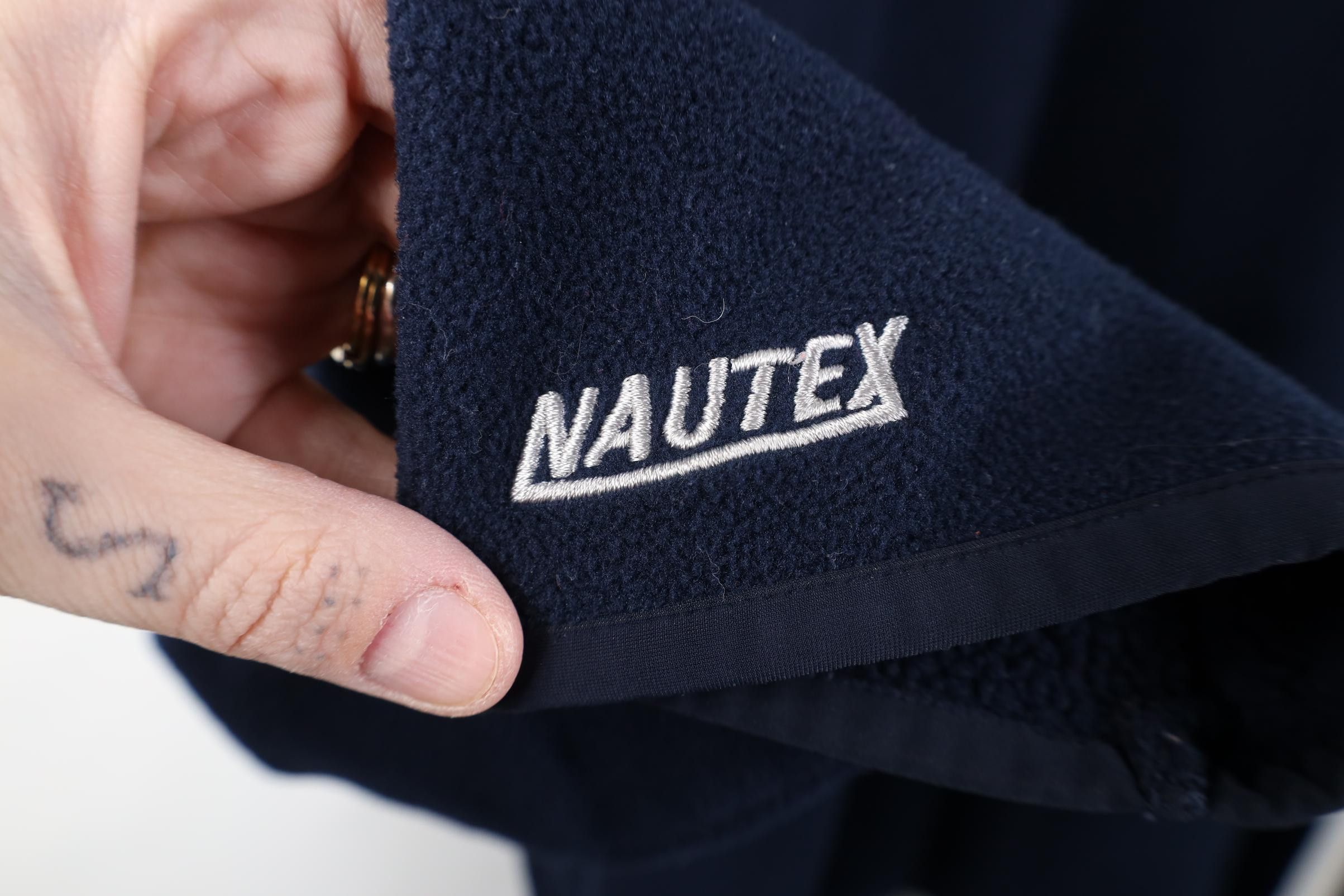 Nautica Vintage 90s Y2K Nautica 1/4 Zip Pullover Fleece Sweater Blue Size US XXL / EU 58 / 5 - 6 Thumbnail