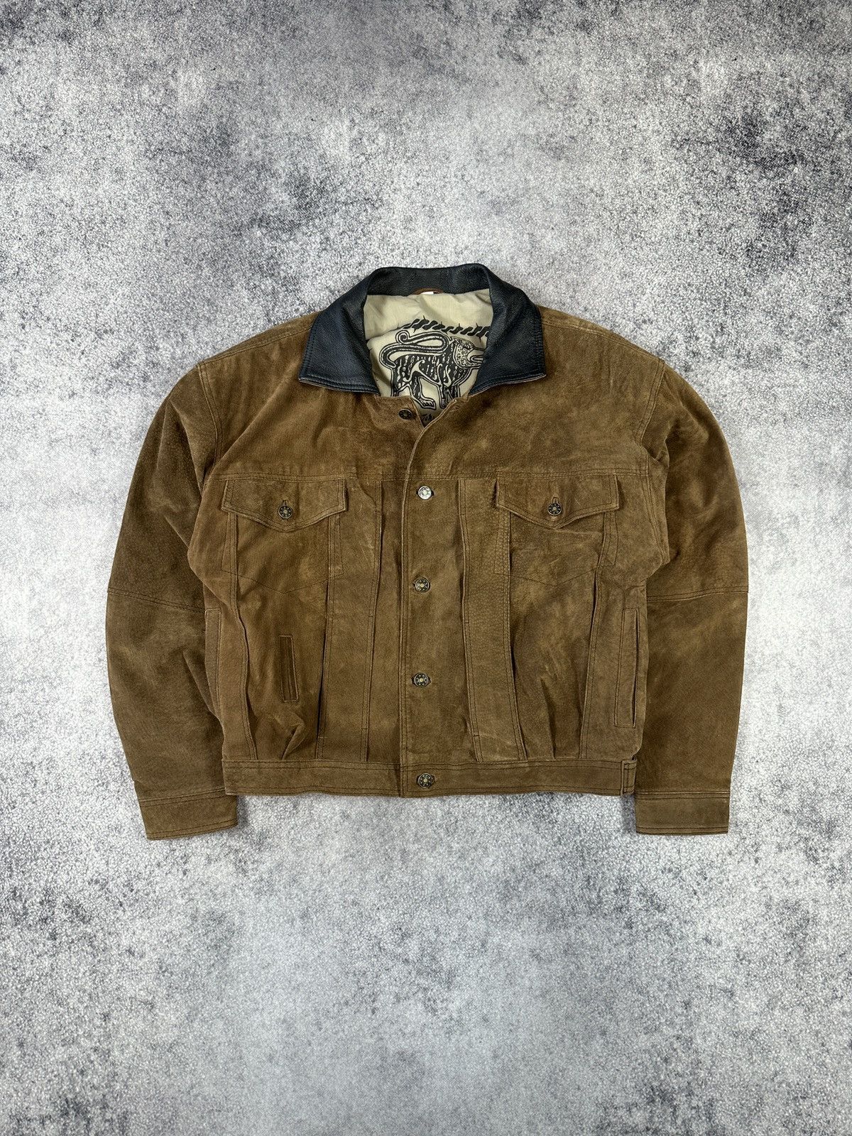 Vintage Y2K Vintage Leather Jacket Streetwear Rare Style USA 90s M Size US M / EU 48-50 / 2 - 1 Thumbnail