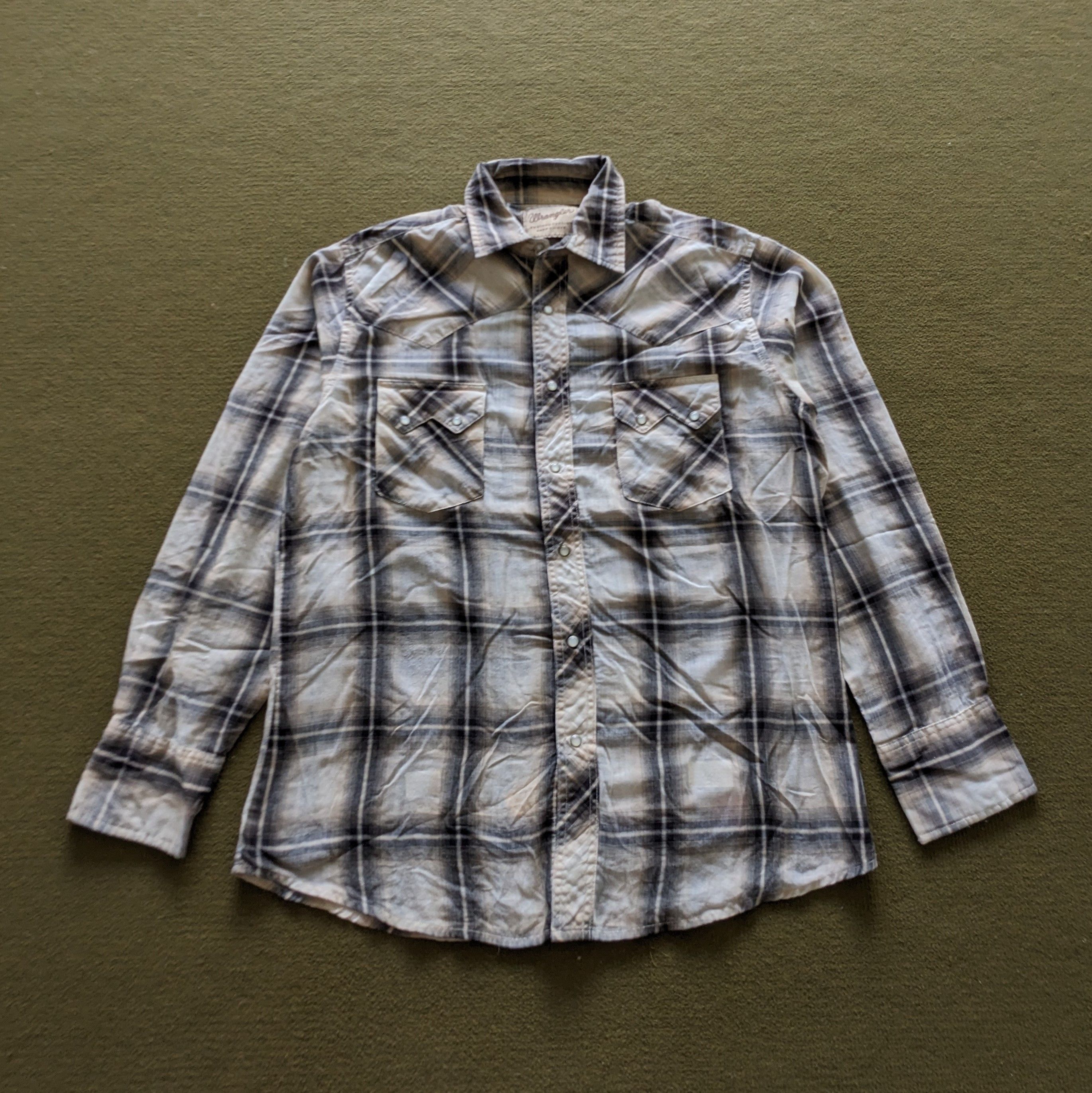 Wrangler Vintage WRANGLER Western Fashion Shirts Size US XL / EU 56 / 4 - 1 Thumbnail