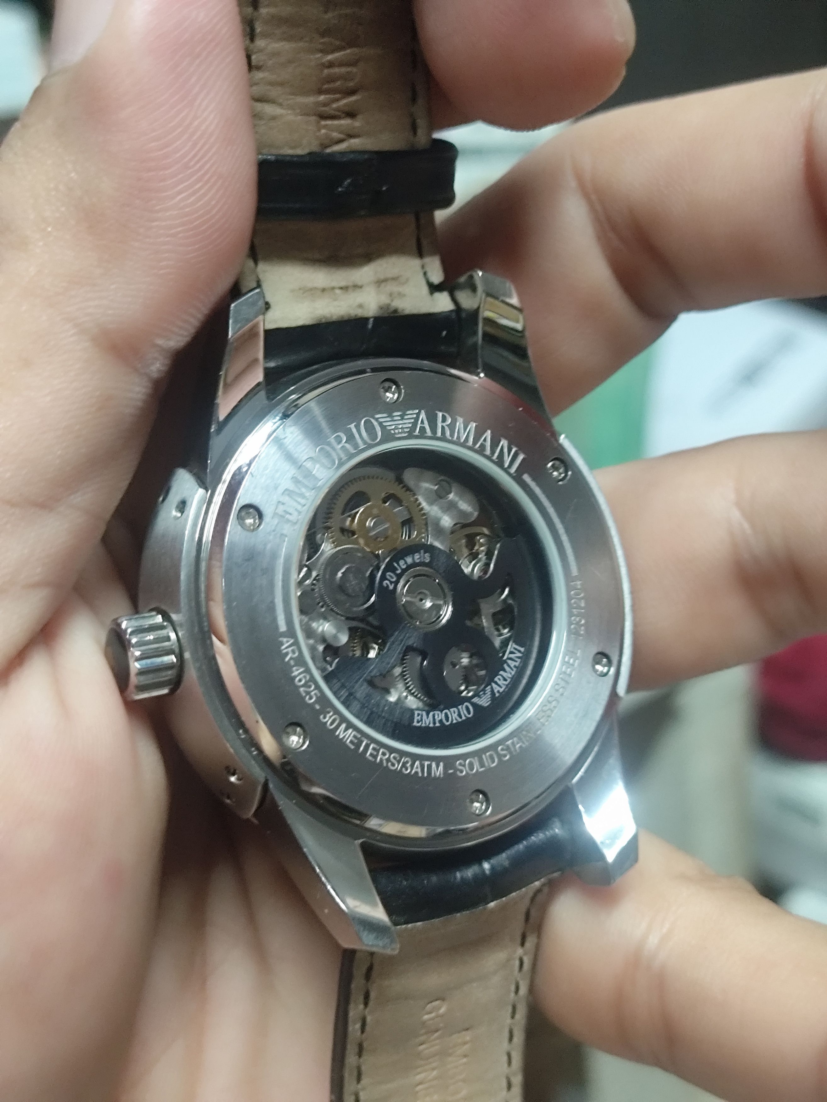 Emporio Armani × Vintage Luxury Vintage Emporio Armani WATCH AUTOMATIC ENGINE Size ONE SIZE - 7 Thumbnail