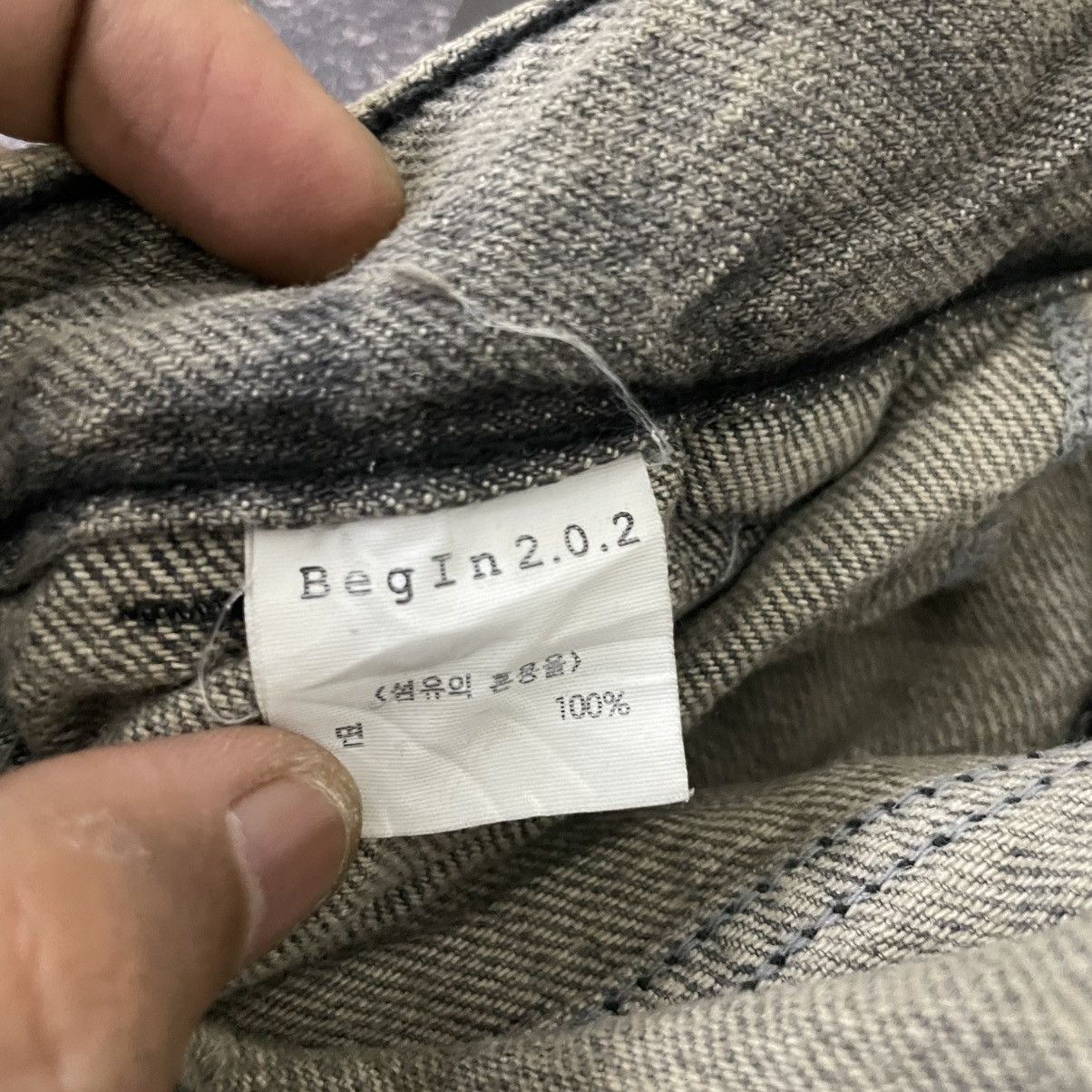 Japanese Brand × Le Grande Bleu (L.G.B.) × Tornado Mart Y2K begin 2.0.2 baggy jeans washed Size US 33 - 5 Thumbnail
