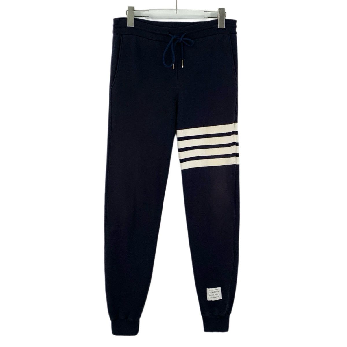 Thom Browne Thom Browne Dark Blue Classic 4-Bar Casual Sweatpants K26WX Size US 32 / EU 48 - 1 Thumbnail