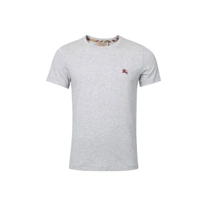 Burberry Burberry Burberry Gray Embroidered Short Sleeve T-Shirt-25 Size US XXL / EU 58 / 5 - 1 Thumbnail