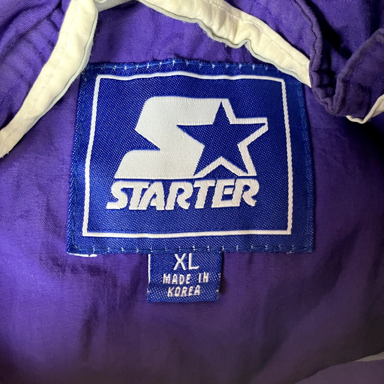 Starter × Vintage Vintage 1990s Kansas State Wildcats Starter Puffer Coat Size US XL / EU 56 / 4 - 5 Thumbnail