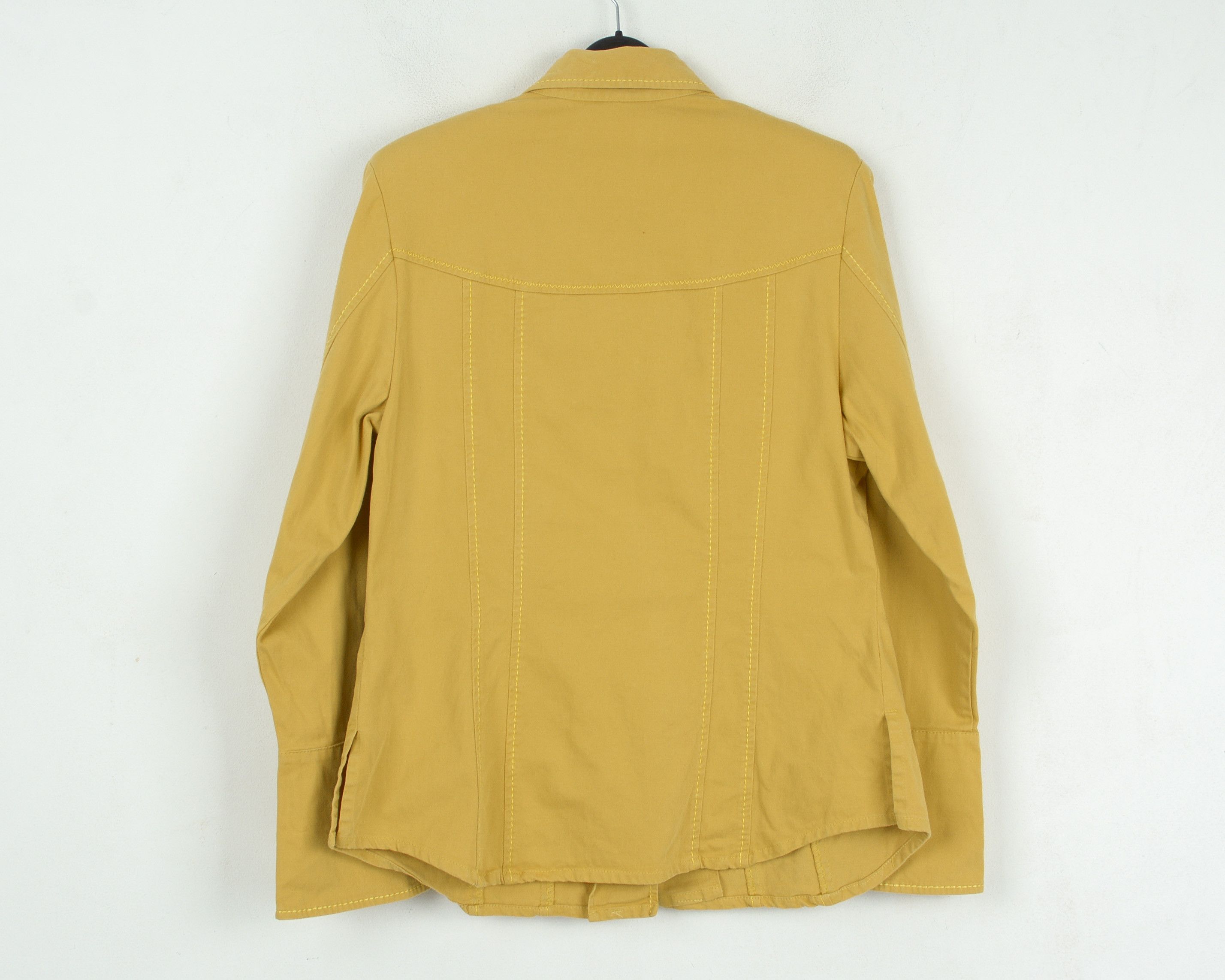 Other × Vintage NP Yellow Jacket Button Up Blazer Sport Coat Padded Shoulder Size S / US 4 / IT 40 - 9 Thumbnail