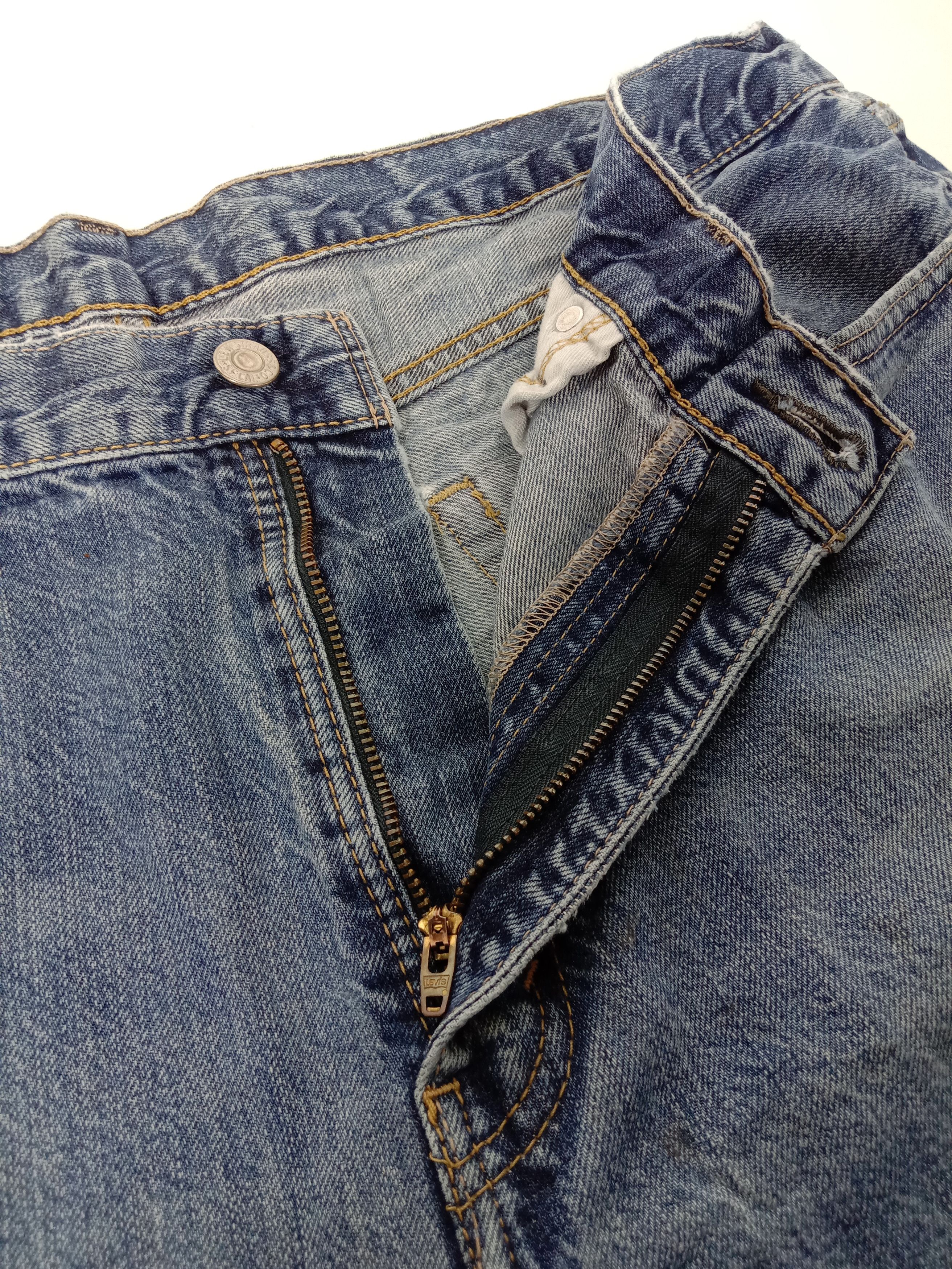 Vintage Levi's 508 Ripped Jeans Earth Tone Distressed Denim