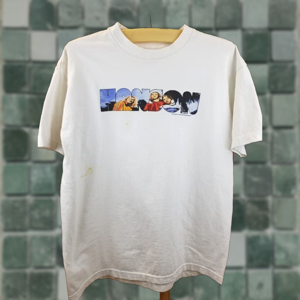 Vintage VINTAGE Hanson Brother Boy Band Tour T-Shirt L WHITE Medium? Size US L / EU 52-54 / 3 - 1 Thumbnail