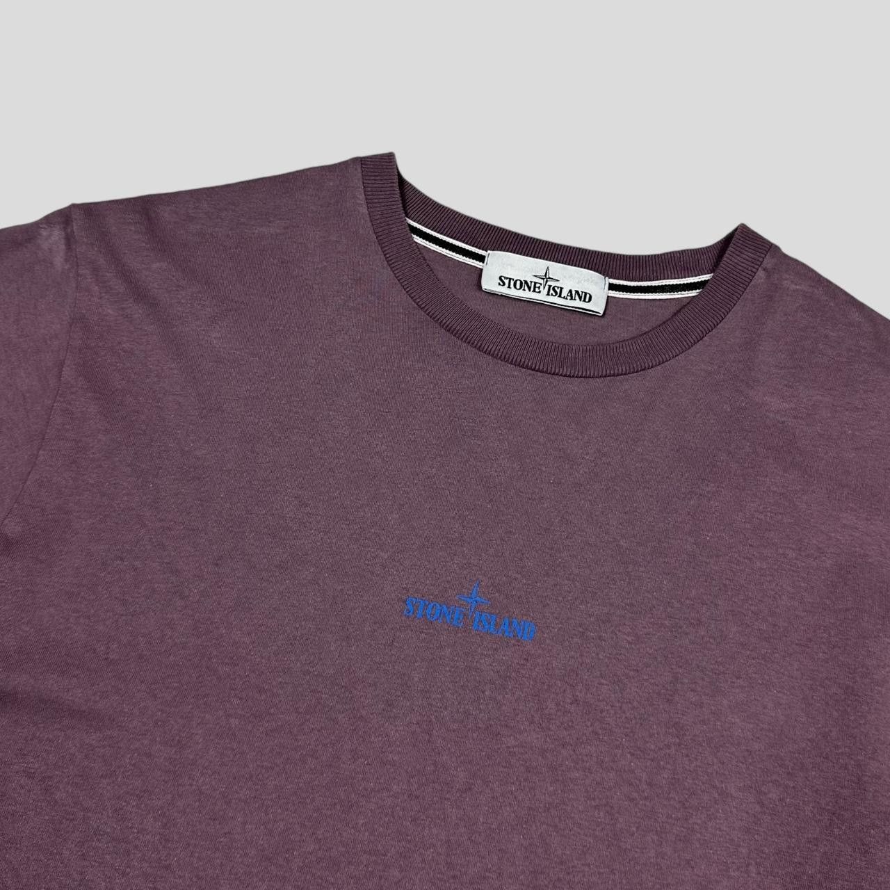 Stone Island Stone Island 2020 Dusty Purple Isola Di Pietra T-shirt - M Size US M / EU 48-50 / 2 - 2 Thumbnail
