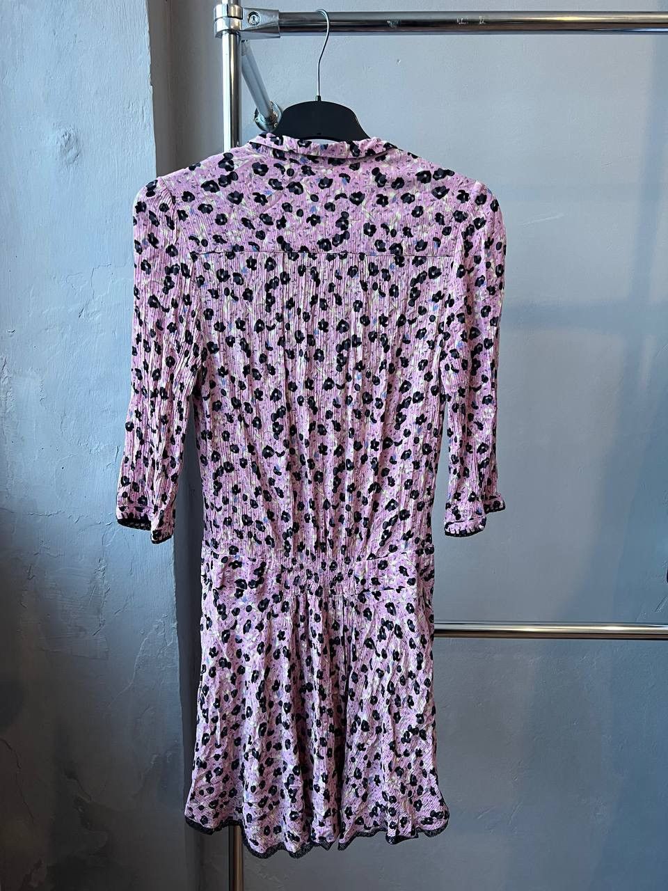 Zadig & Voltaire ZADIG&VOLTAIRE RASPAIL PRINT PINK FLOWERS ART DRESS SIZE S Size S / US 4 / IT 40 - 11 Thumbnail