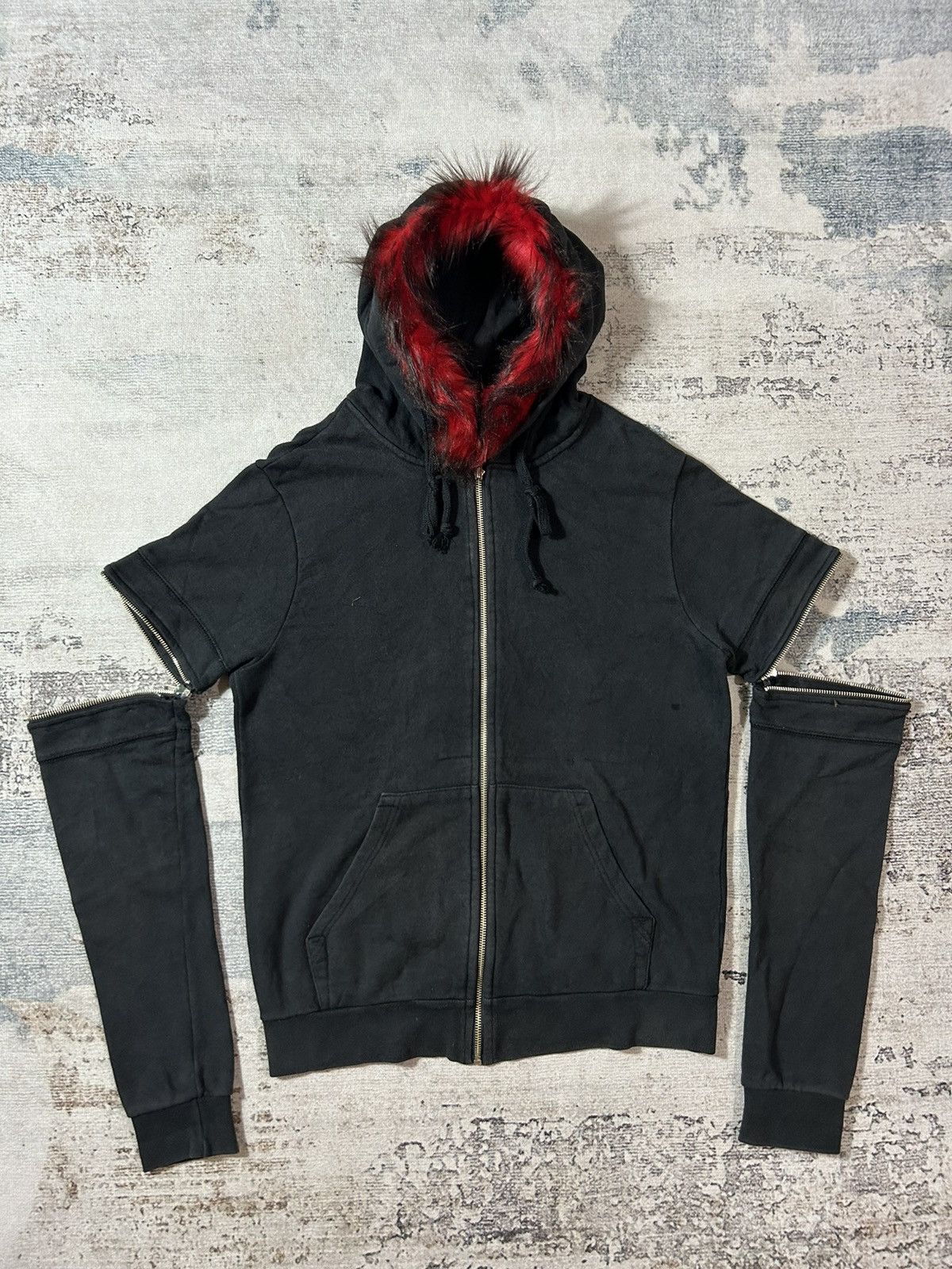 Beauty Beast × If Six Was Nine × Japanese Brand Undefined Japan Faux Fur Hoodie Zip Lgb Style Size US L / EU 52-54 / 3 - 1 Thumbnail
