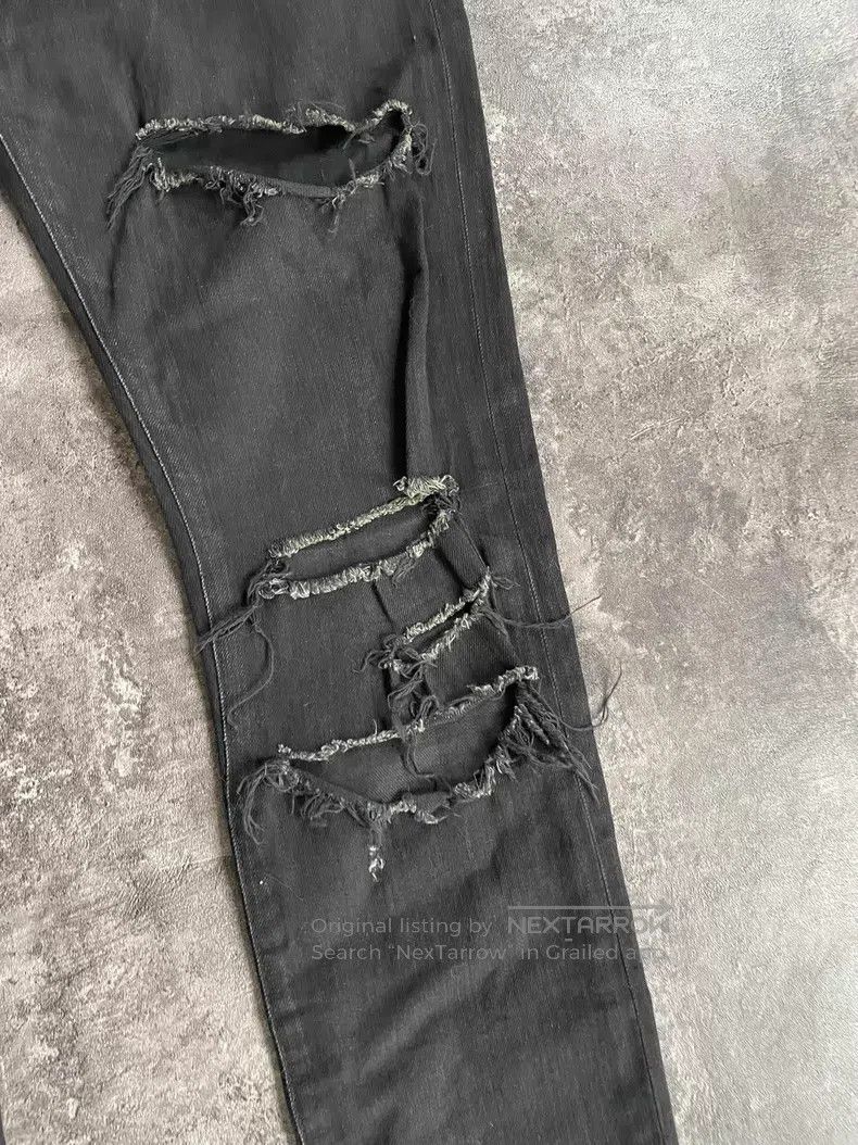 Saint Laurent Paris Saint Laurent Paris Cut and Ripped Destroyed Distressed De Size US 30 / EU 46 - 5 Thumbnail