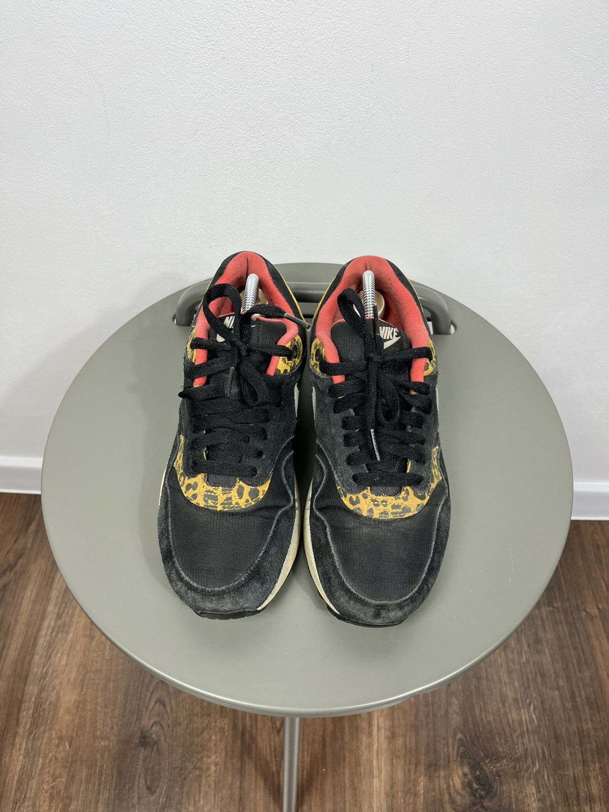 Nike Nike Air Max 1 Leopard Print Black Red 38.5 US 7.5 Sneakers Size US 7.5 / IT 37.5 - 4 Thumbnail