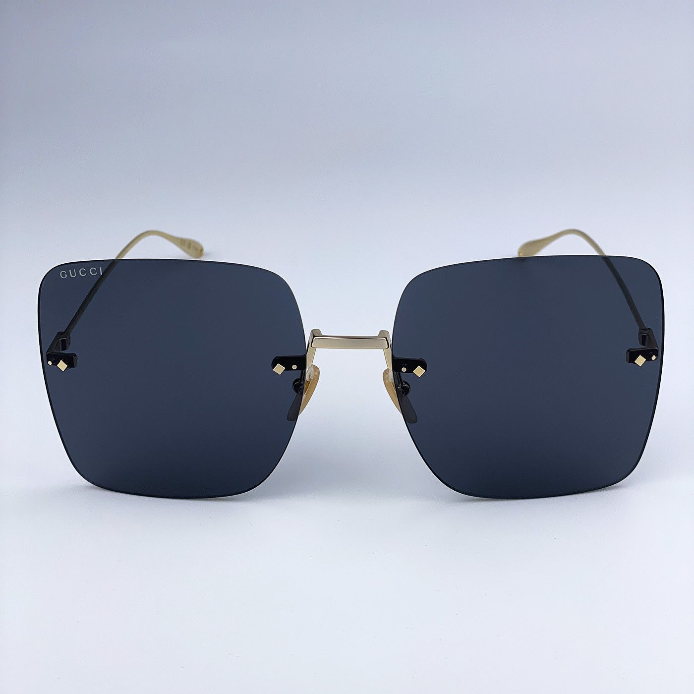 Gucci NEW GUCCI GG1147S 001 Butterfly Oversized Women Sunglasses Size ONE SIZE - 4 Thumbnail