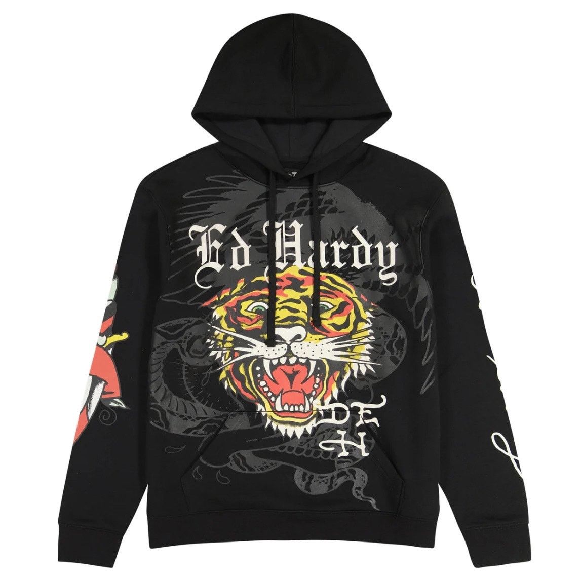 Ed Hardy Ed Hardy Tiger Dagger Hoodie Size US S / EU 44-46 / 1 - 1 Thumbnail
