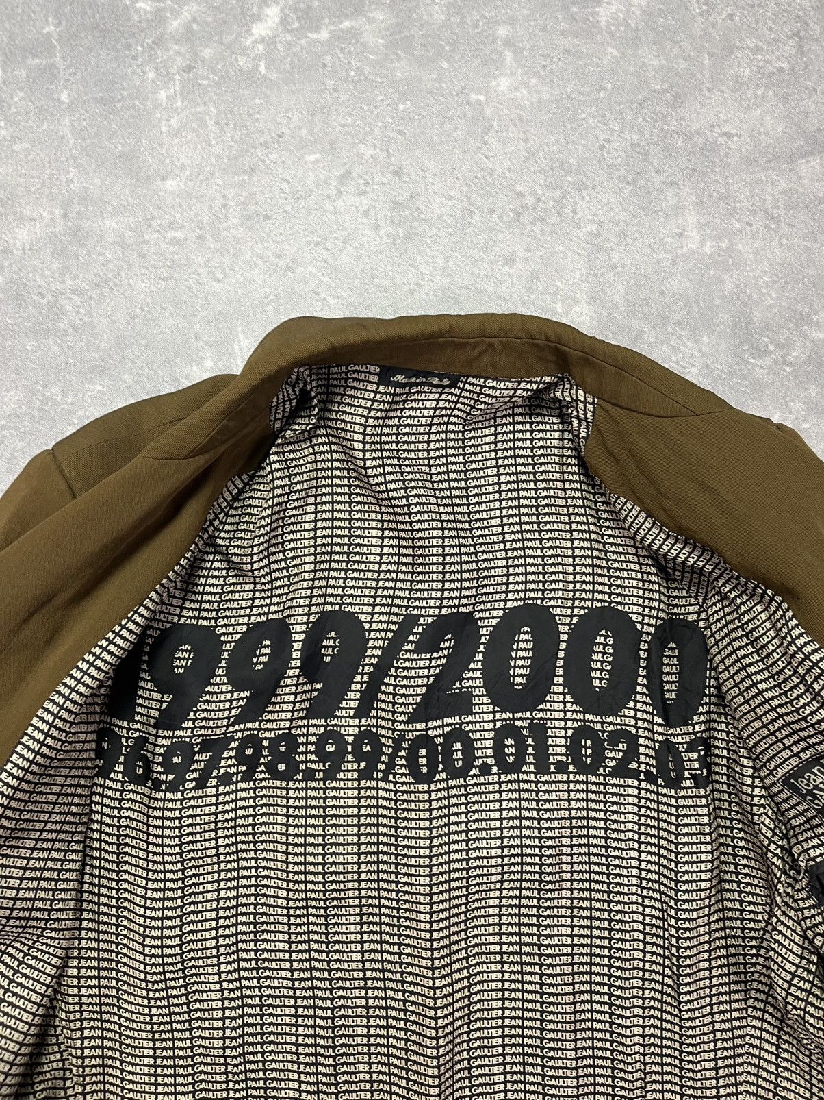 Jean Paul Gaultier 1999/2000 Jean Paul Gaultier Buttoned Blazer Jacket 50 Size 40L - 11 Thumbnail
