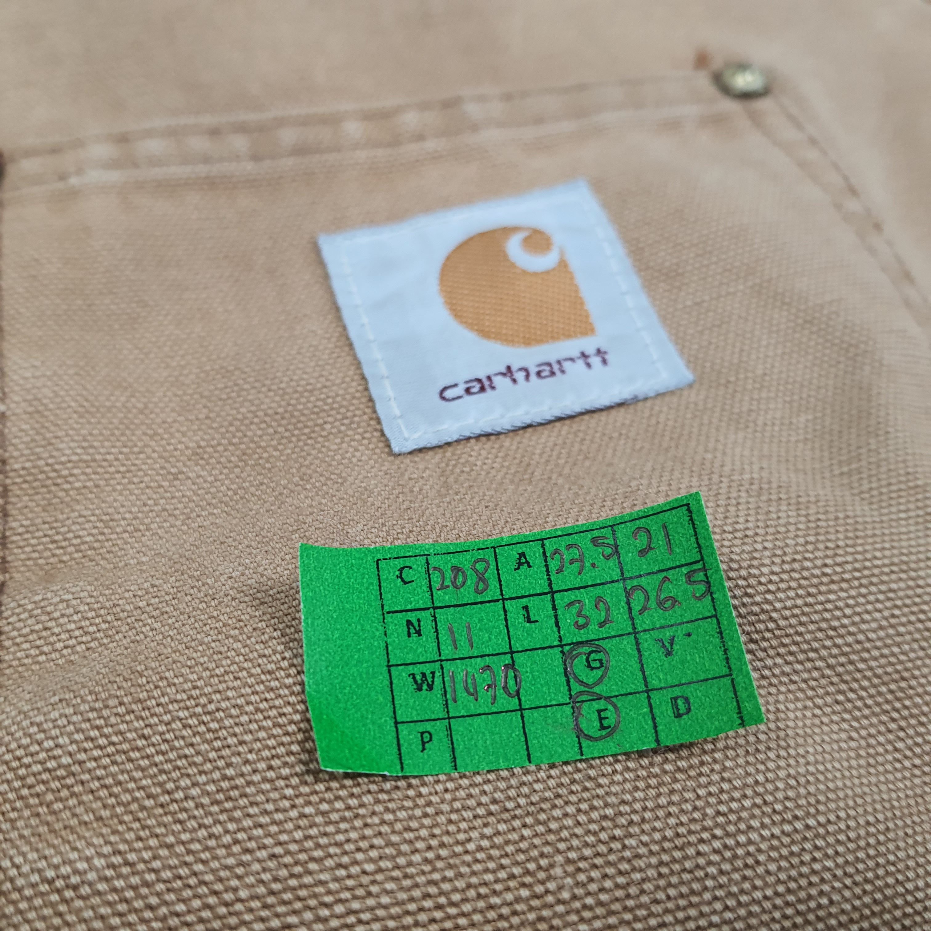 Carhartt × Vintage Vintage Carhartt Detroit Workwear Heavy Jacket Size US XXL / EU 58 / 5 - 7 Thumbnail