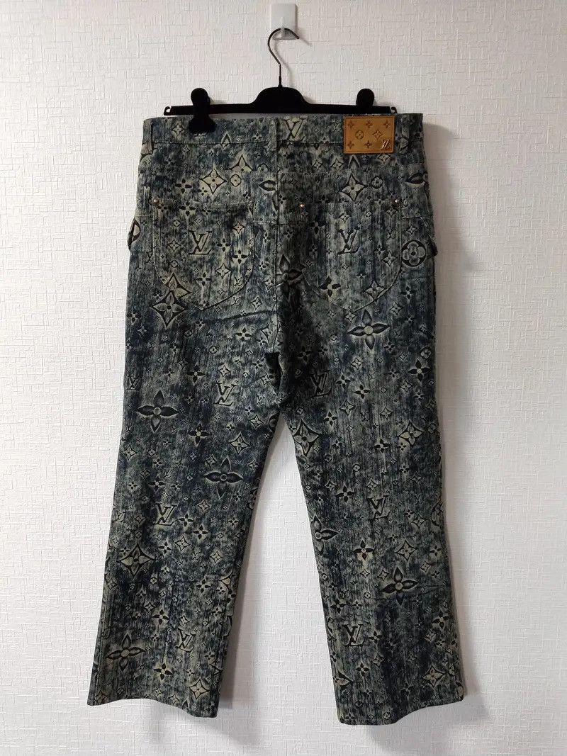 Louis Vuitton Monogram Tailored Denim Pants Size US 35 - 2 Thumbnail