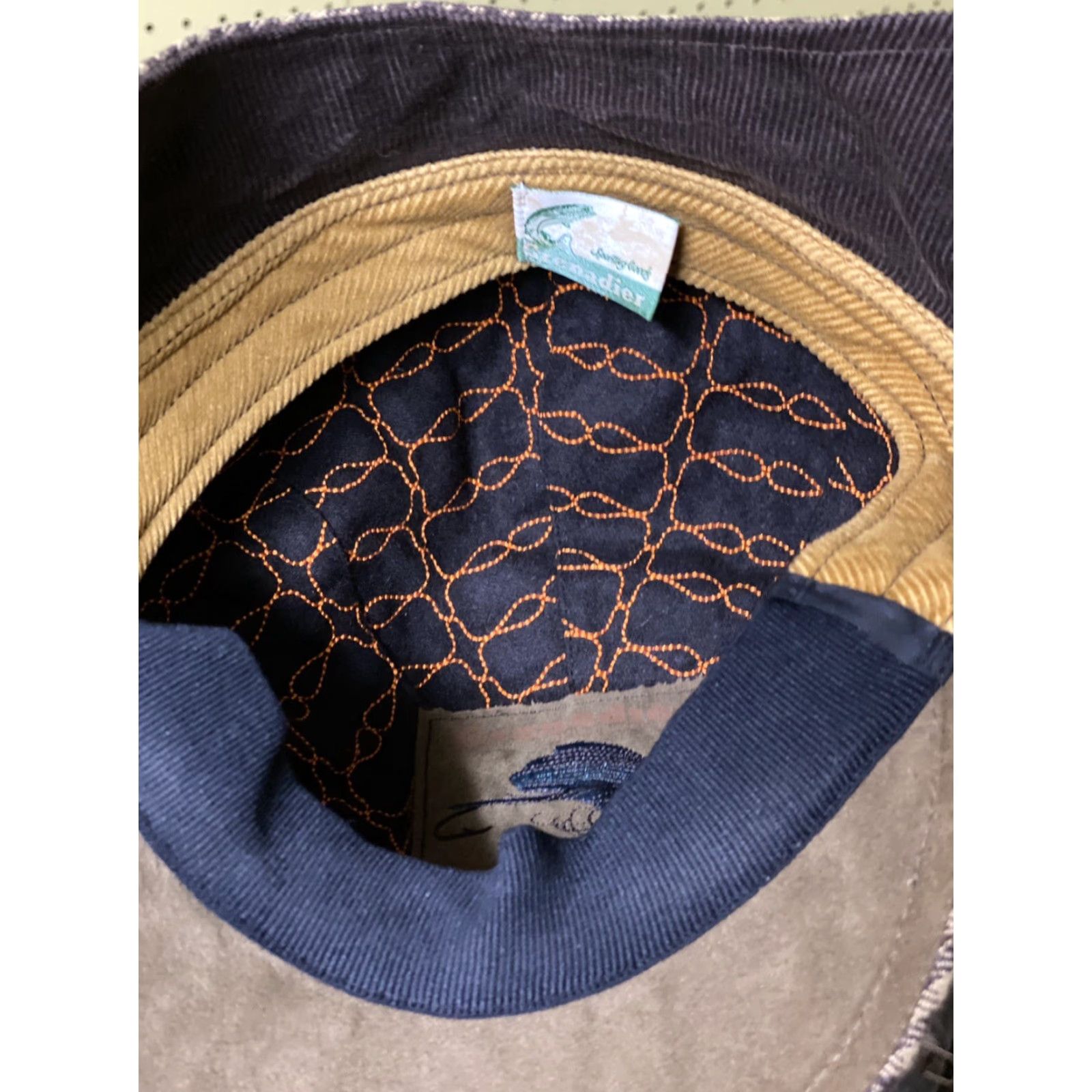 Goorin Bros. Goorin Bros Grenadier Mens M Brown Cabbie Cap Newsboy Plaid Fishing Sportin Cap Mens Brown Newsboy Cap Size ONE SIZE - 7 Thumbnail