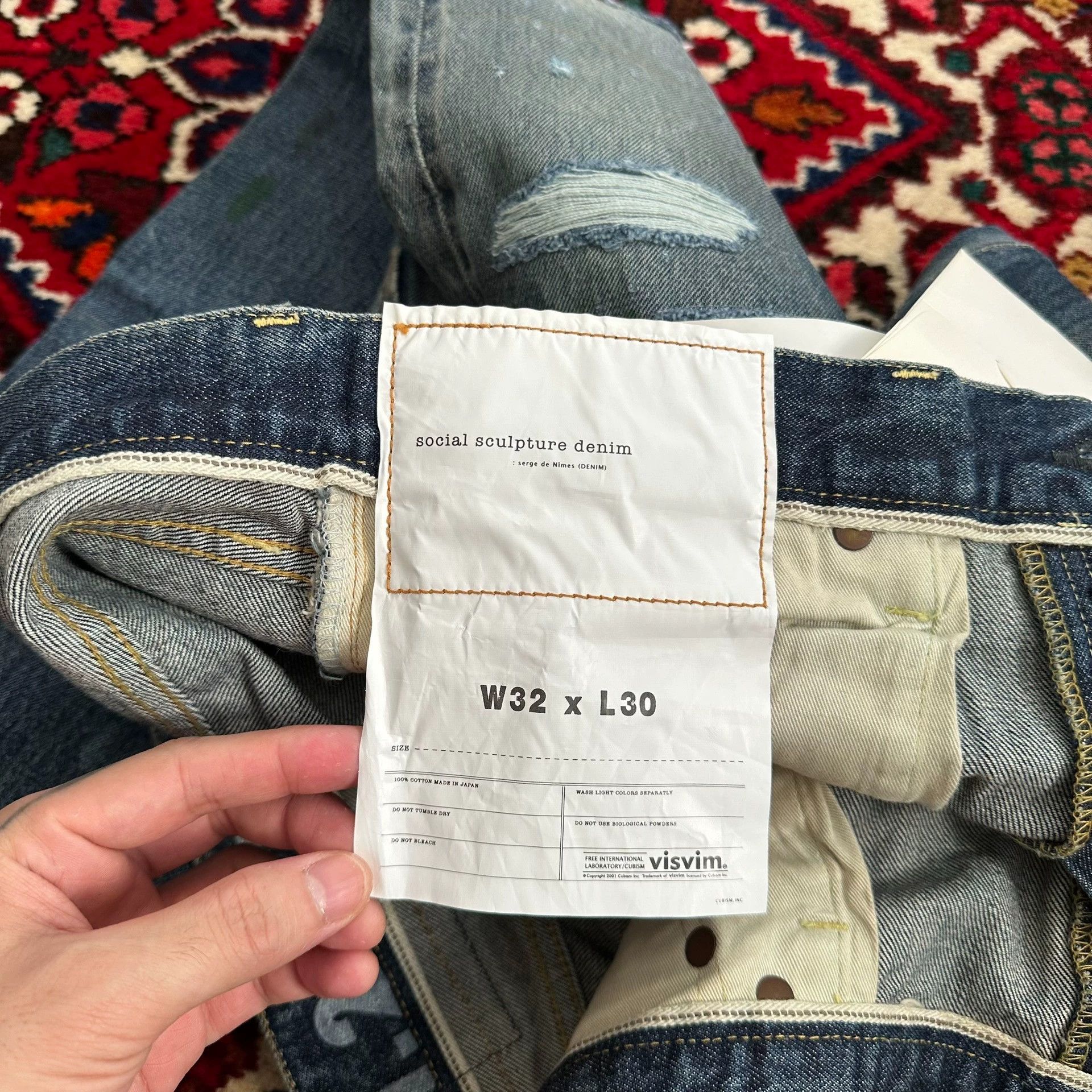Visvim visvim 20aw 01.2d17 journeyman mud dyed wide w32l30 Size US 32 / EU 48 - 5 Thumbnail