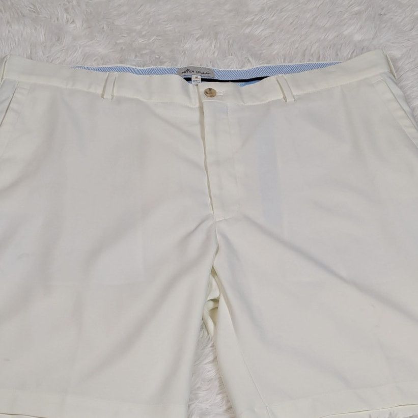 Peter Millar Peter Millar Mens Salem Performance Golf Shorts White 40 Size US 40 / EU 56 - 10 Thumbnail