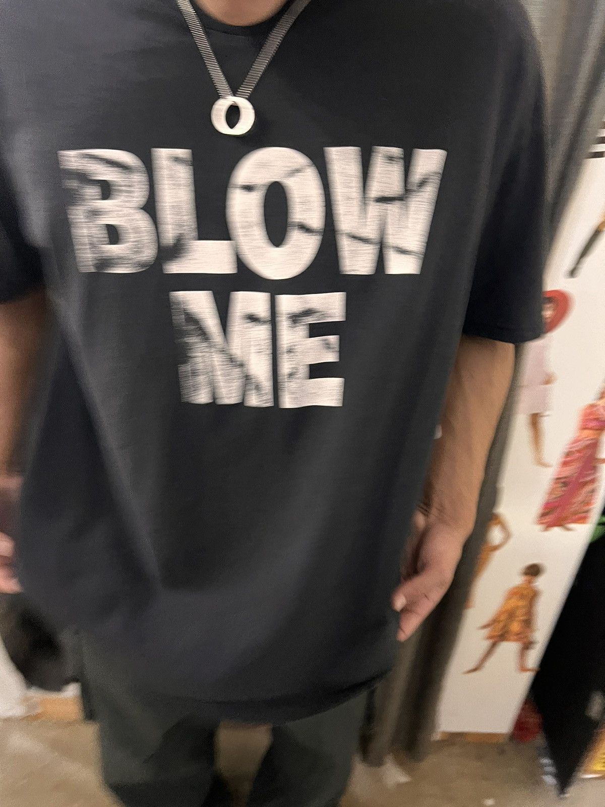 Vintage VINTAGE BLOW ME THEN LEAVE TEE Size US L / EU 52-54 / 3 - 4 Thumbnail