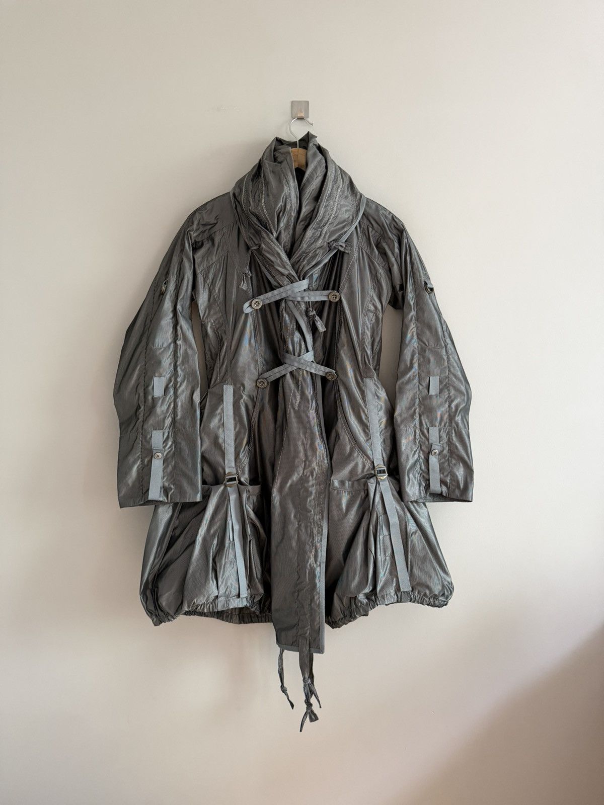 Japanese Brand Marithé François Girbaud Tech Hooded Jacket Size S / US 4 / IT 40 - 5 Thumbnail