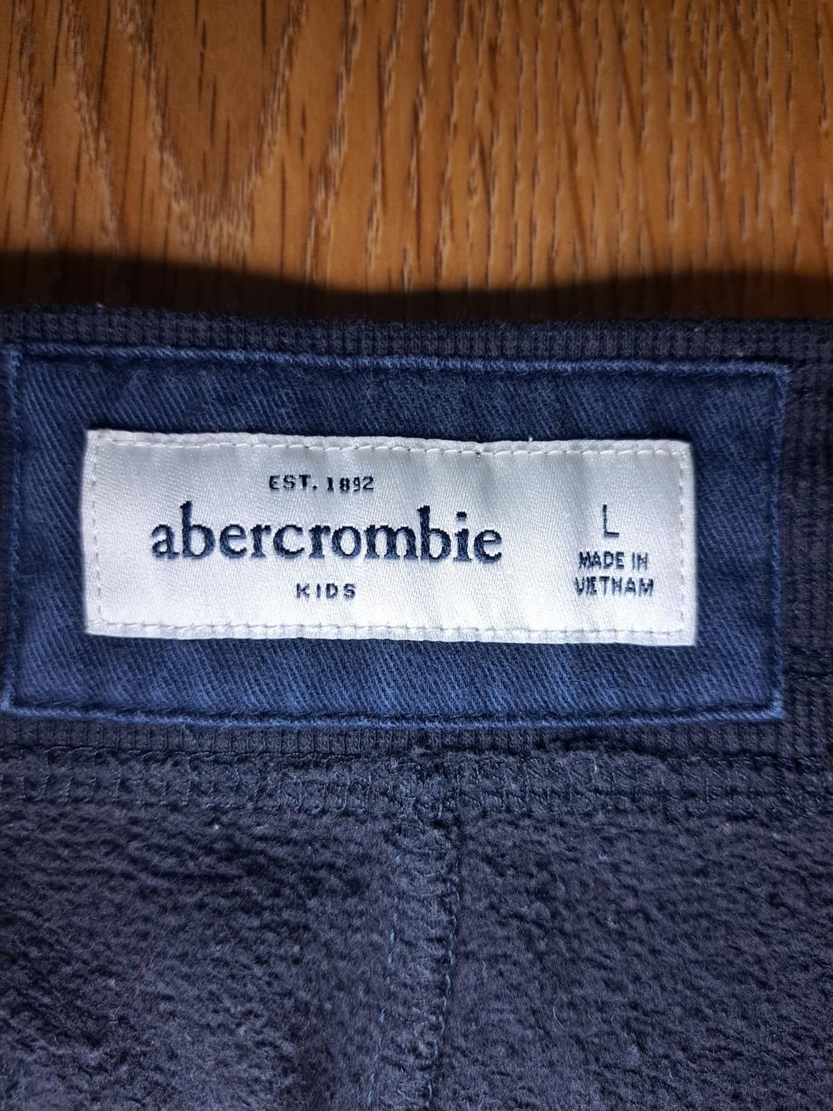 Designer Abercrombie Kids Sweatpants Large Black Cotton Blend Size US 26 / EU 42 - 2 Thumbnail