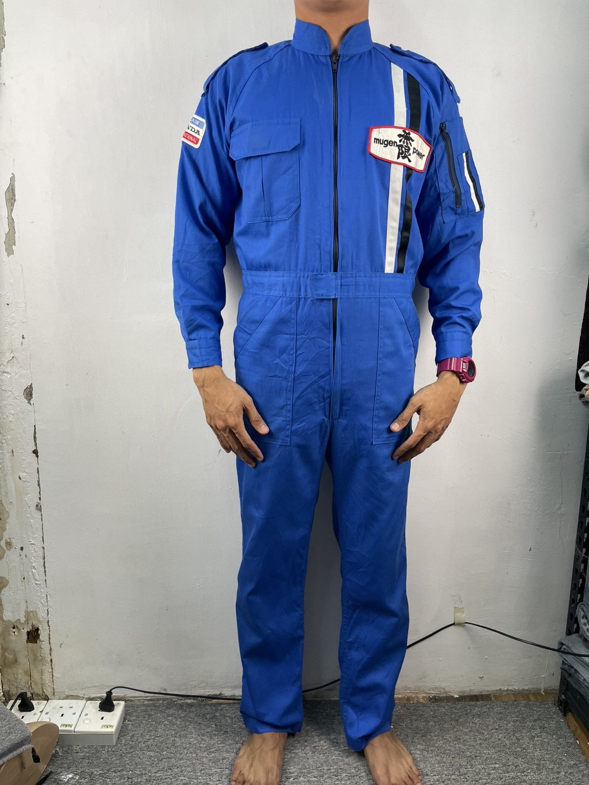 Honda × Vintage Vintage Mugen Honda Jumpsuit Racing Suit Coverall Size US 30 / EU 46 - 2 Thumbnail
