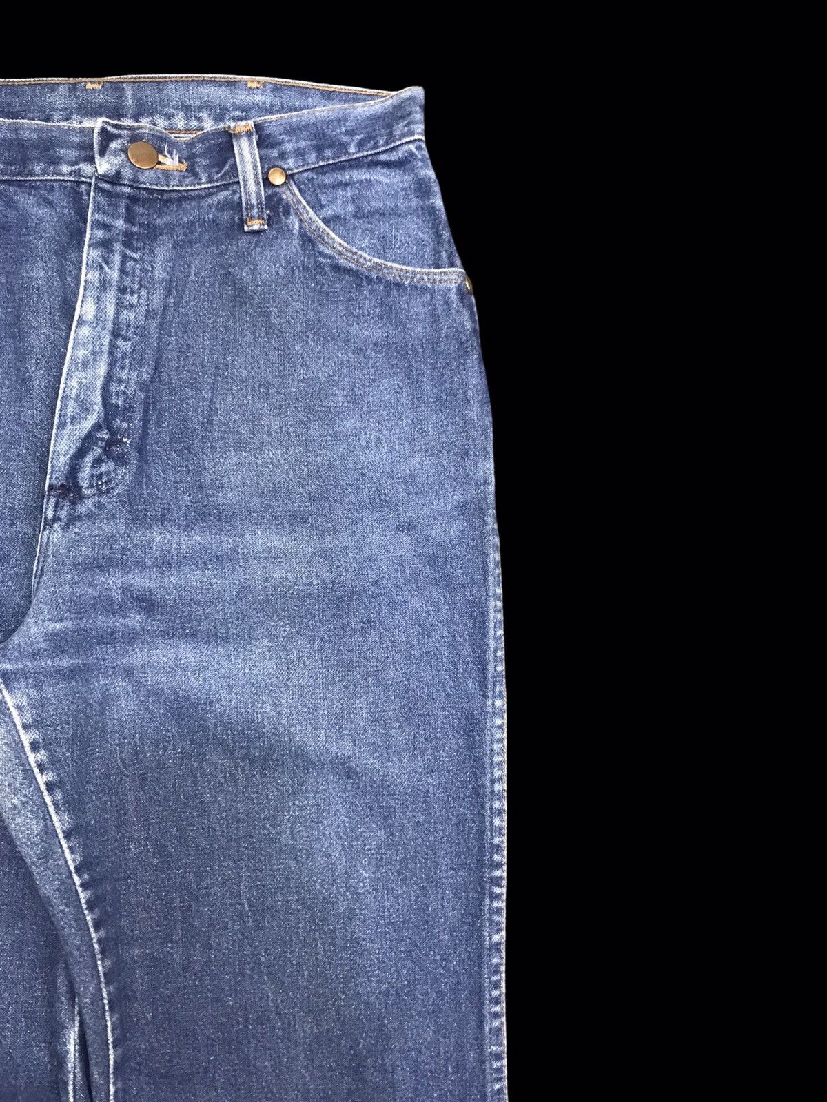 Vintage × Wrangler 💥VINTAGE 70s💥Wrangler 13MWZR Blue Denim F150 Size US 28 / EU 44 - 3 Thumbnail