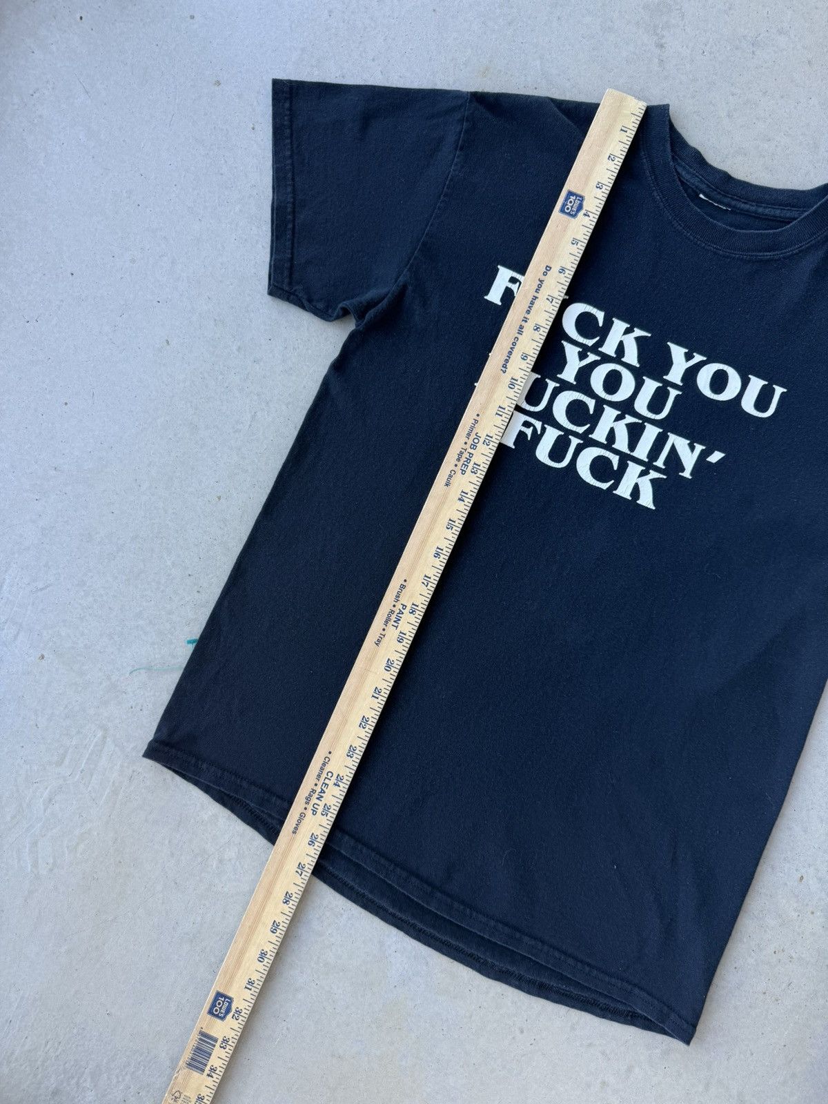 Vintage Vintage 00s F*ck You, You F*ckin F*ck Funny Script T-Shirt Size US M / EU 48-50 / 2 - 5 Thumbnail
