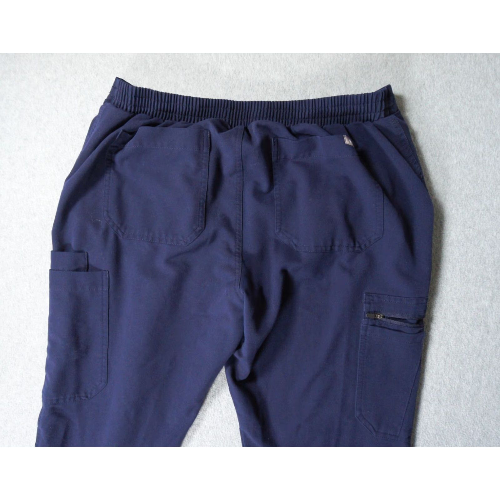 Vintage FIGS Pants Womens Medium Blue Scrub Bottom Nurse Medical Workwear Ladies M Blue Solid Scrub Bottoms Womens Size 32" / US 10 / IT 46 - 6 Thumbnail