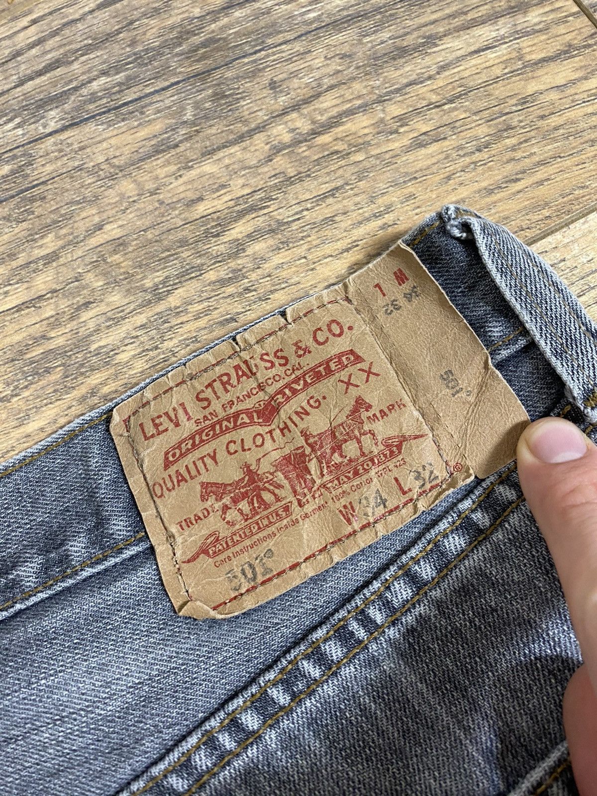 Levi's Levi's 501 Jeans W34 L32 Gray Vintage Great Condition Size US 34 / EU 50 - 7 Thumbnail