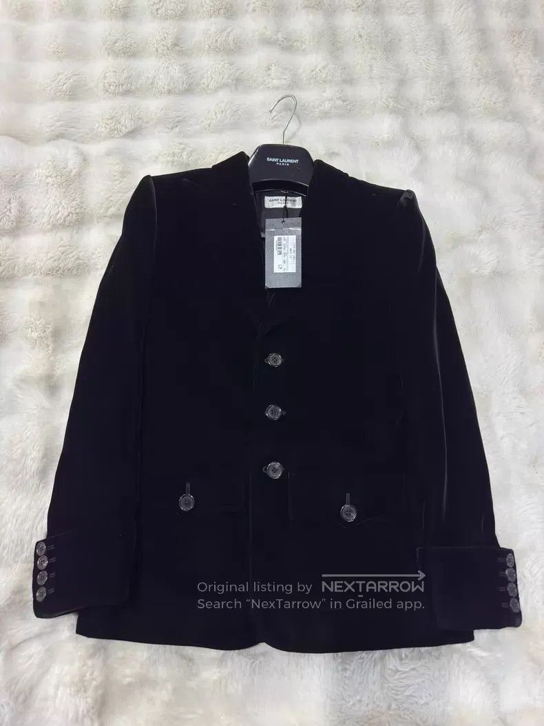 Saint Laurent Paris Saint Laurent Paris Velvet Women's Blazer Size XXS / US 00 / IT 34 - 1 Thumbnail