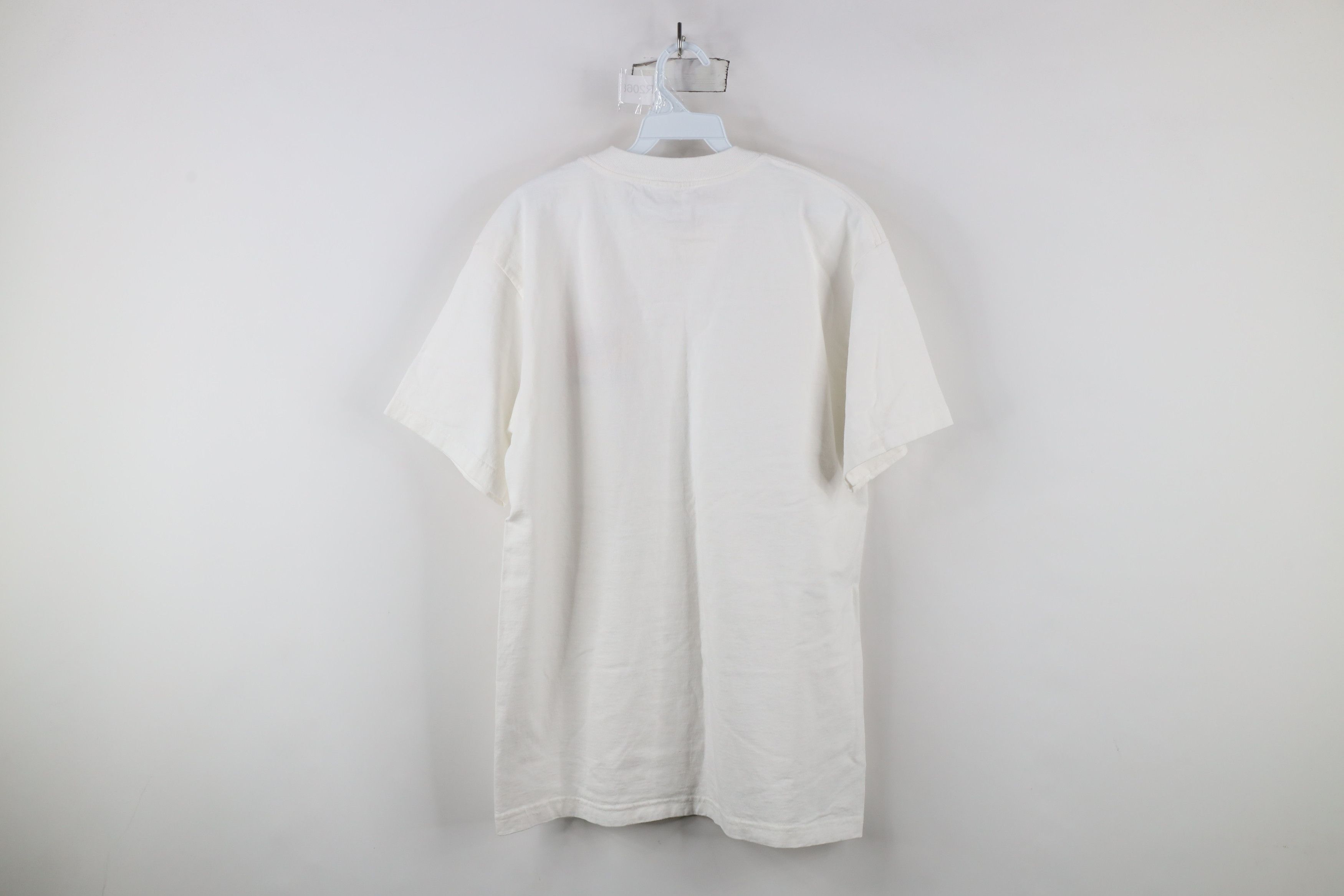 Vintage Vintage 90s Streetwear Fish Hawaii T-Shirt White Cotton Size US M / EU 48-50 / 2 - 6 Thumbnail