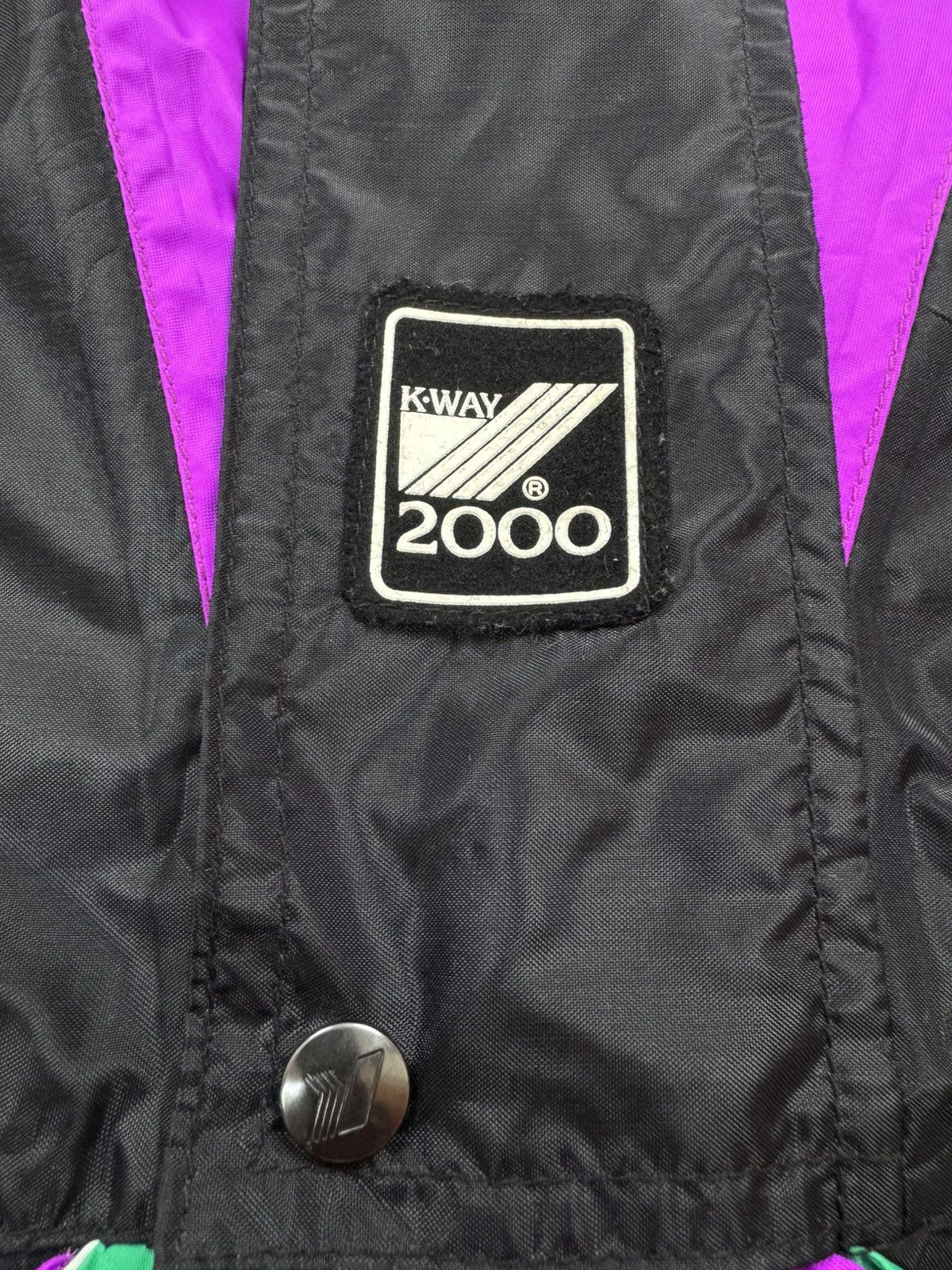 Other K WAY 2000 Jacket Vintage Multicolour Rain Anorak Half Zip Size US S / EU 44-46 / 1 - 5 Thumbnail