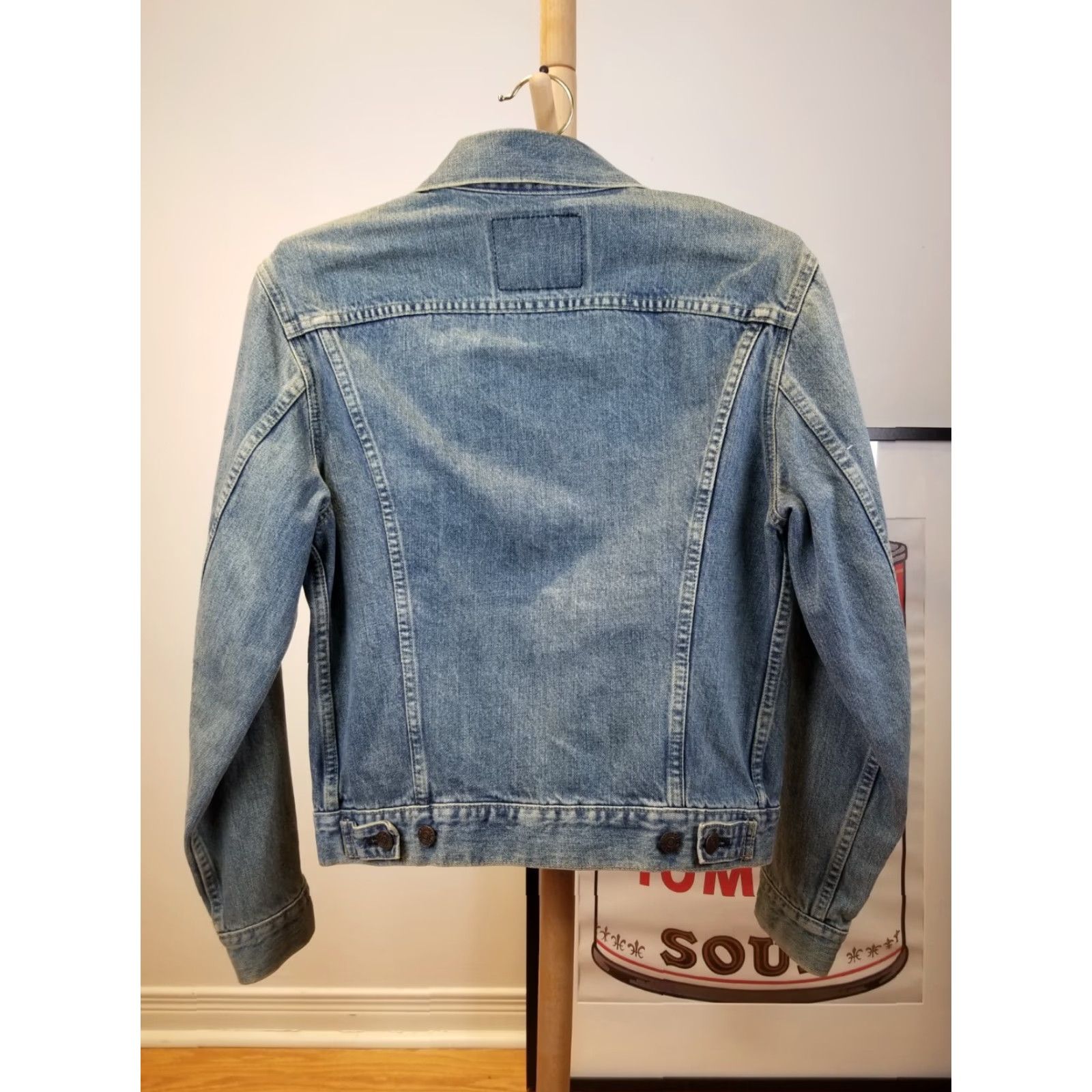 Levi's VINTAGE LEVIS 71557 BIG E DENIM TRUCKER JACKET M MEDIUM BLUE Jeans Jacket Mens Levi's 71557 Big E Repro Japan Size US M / EU 48-50 / 2 - 7 Thumbnail