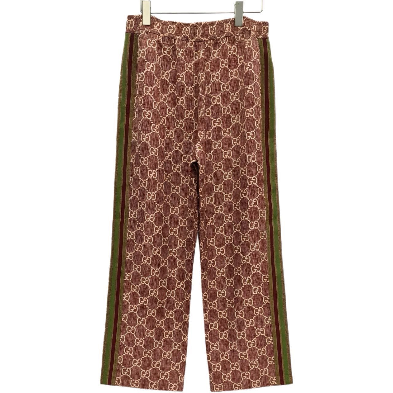 Gucci Gucci GG Pattern Twill Silk Casual Pants K26WX Size 32" / US 10 / IT 46 - 2 Thumbnail
