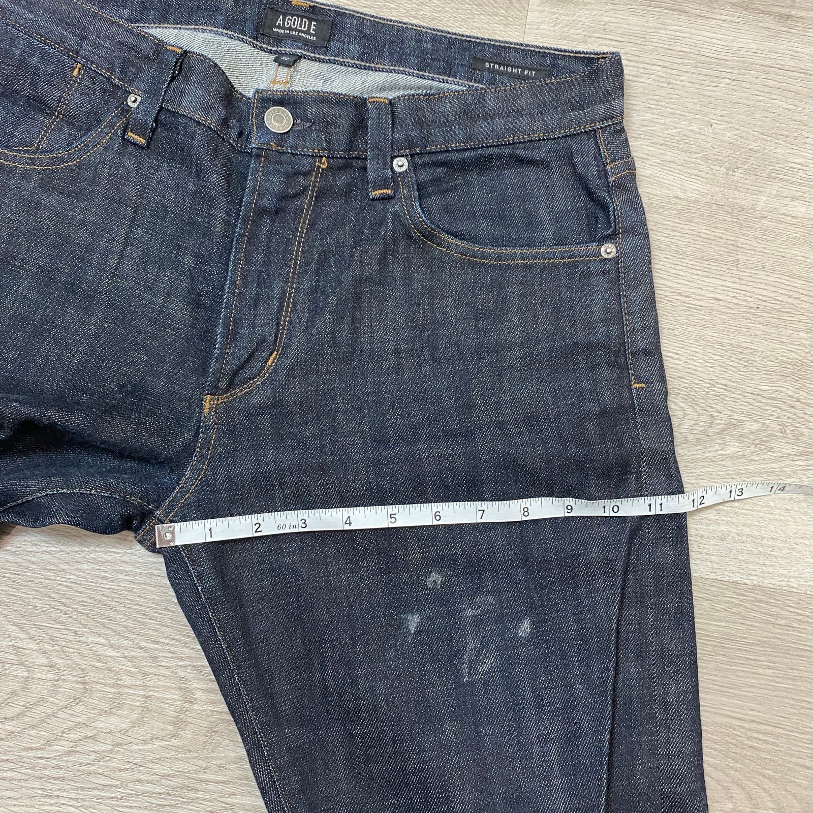 Agolde Agolde Straight Fit Dark Wash Jeans Men's 32x33 Size US 32 / EU 48 - 6 Thumbnail