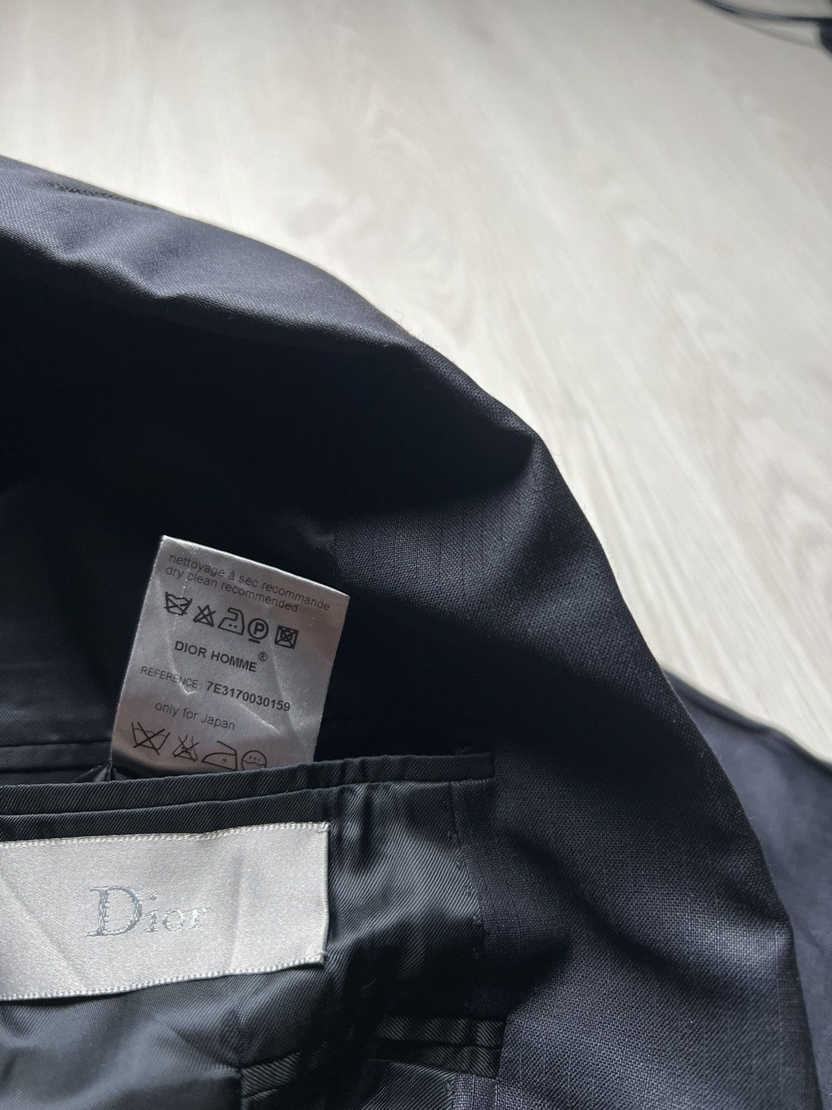 Dior SS07 Dior Hedi Slimane Era Wool Blazer Jacket Size 48S - 8 Thumbnail