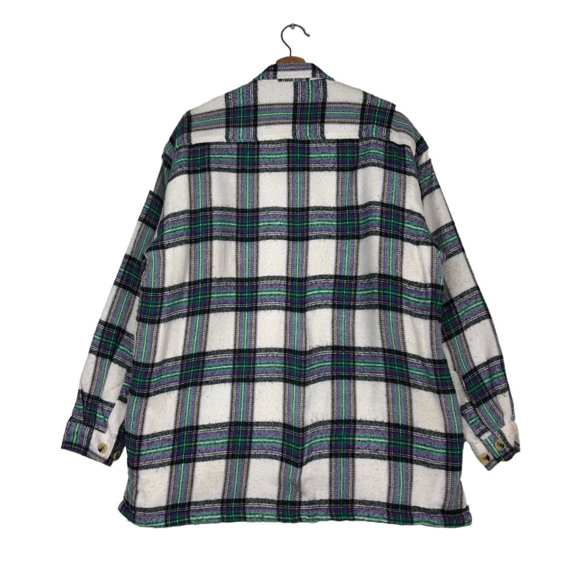 Japanese Brand 🔥Vintage Flannel Shirt Jacket Gresham Japan Tartan Checked Size US L / EU 52-54 / 3 - 8 Thumbnail