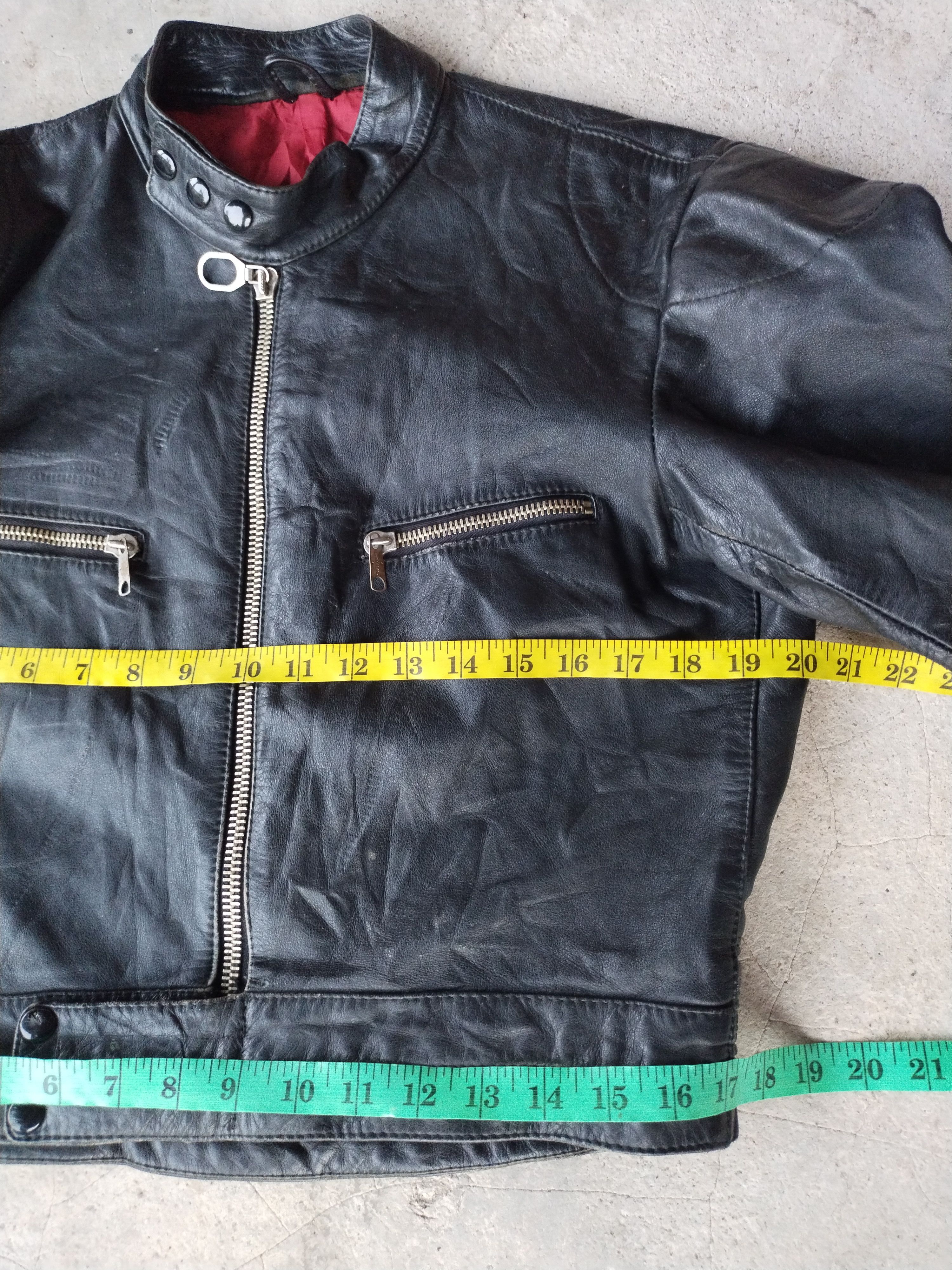 Leather Crazy Vtg Harro Kombi Biker Germany Leather Jacket Schott Size US S / EU 44-46 / 1 - 13 Thumbnail