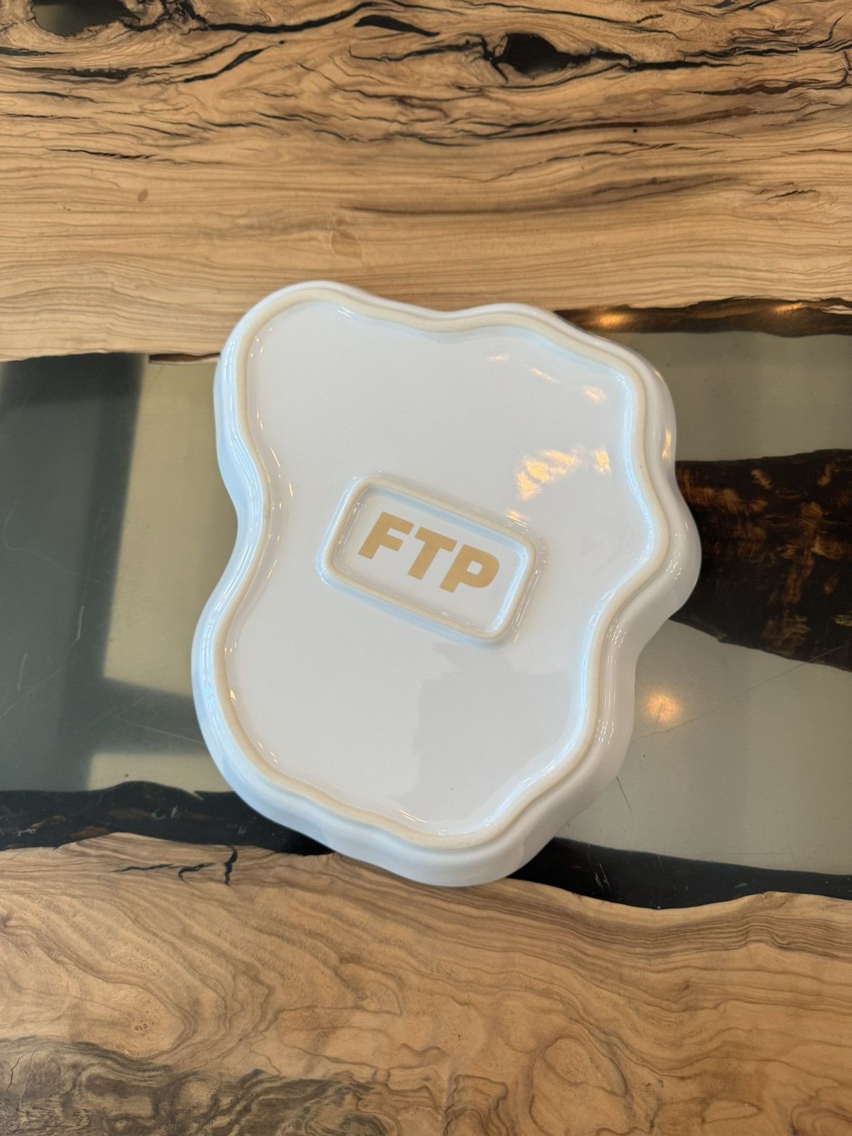 Fuck The Population FTP BORIS CERAMIC ASH TRAY WHITE/BLACK Size ONE SIZE - 7 Thumbnail