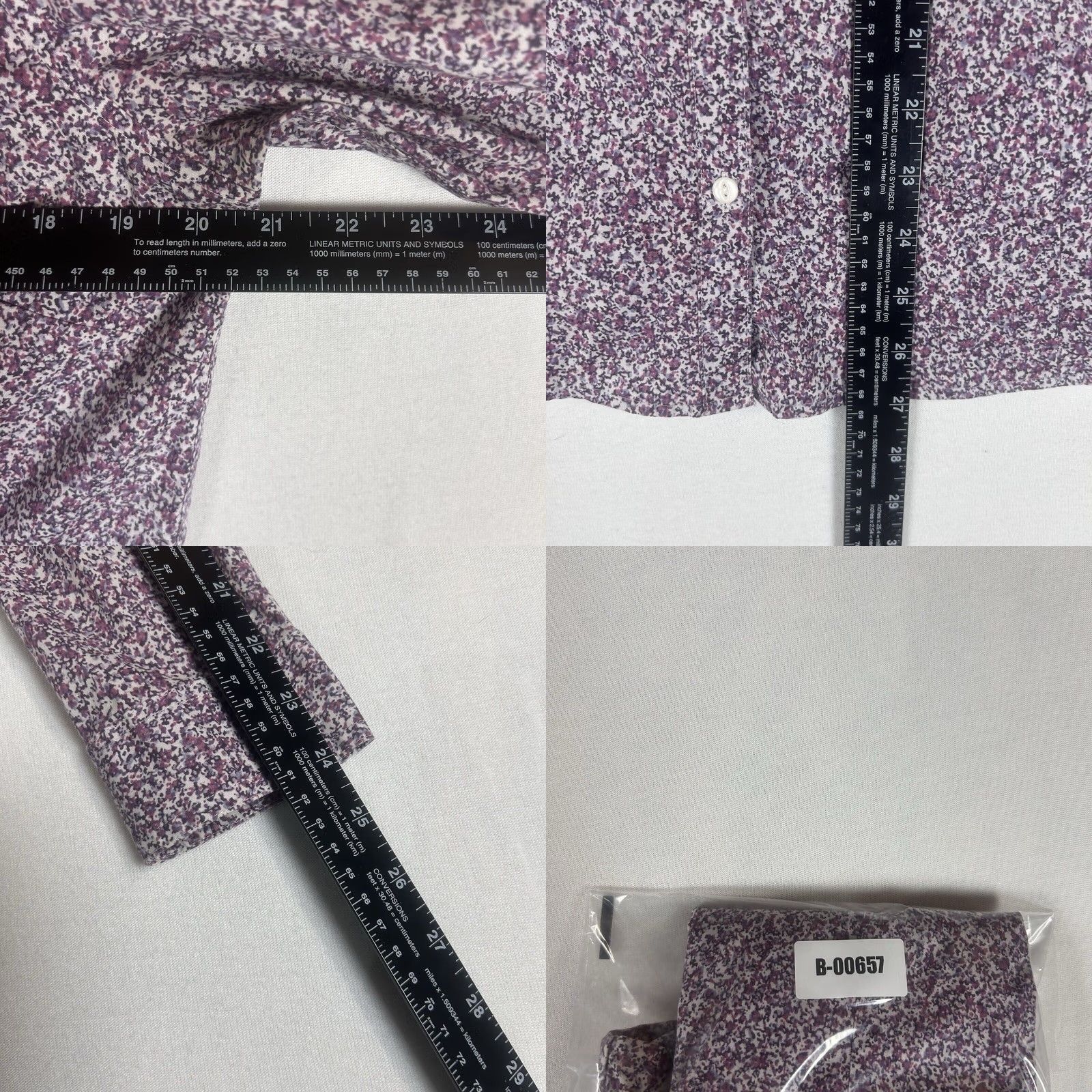 Eddie Bauer Eddie Bauer Button-Up Shirt Womens L Purple Stretch Wrinkle Resistant Casual Shirt Size L / US 10 / IT 46 - 8 Thumbnail