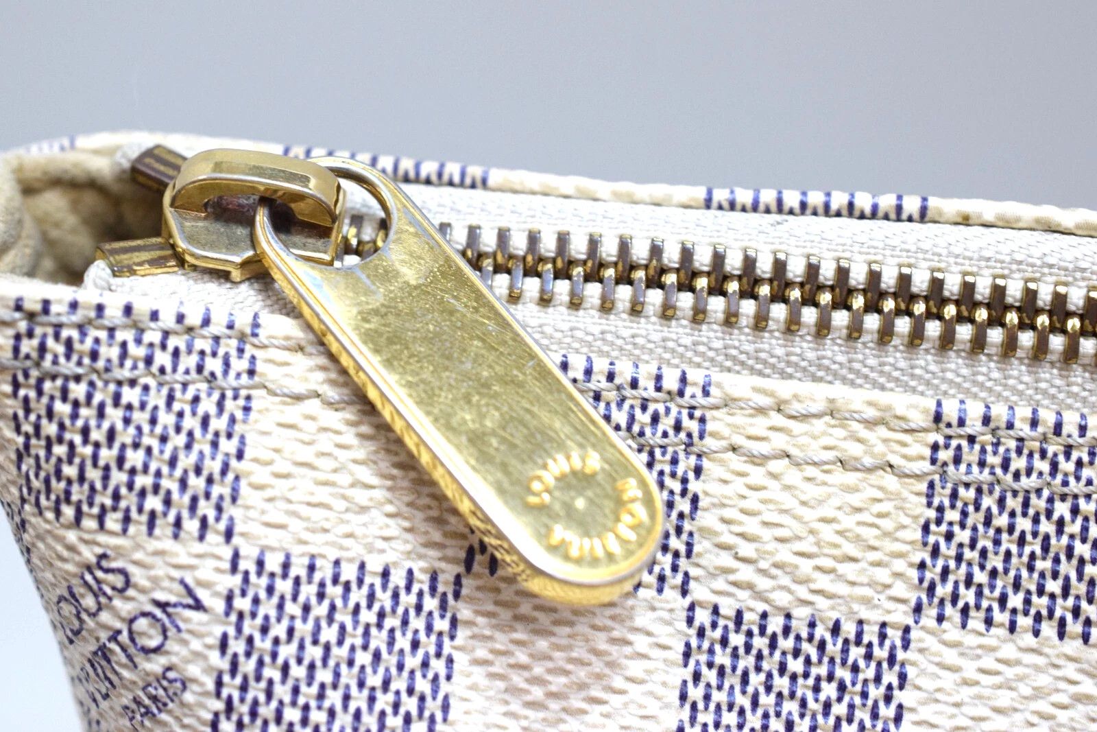 Louis Vuitton Louis Vuitton Saleya PM Damier Azur Canvas Tote Bag N51186 Size ONE SIZE - 17 Thumbnail
