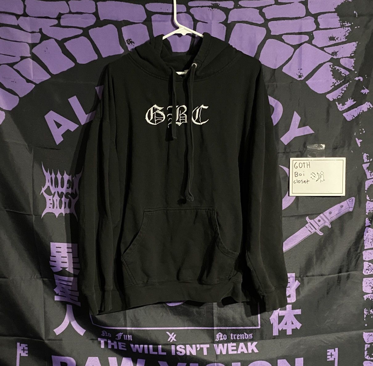 GOTHBOICLIQUE GBC embroidered logo hoodie Size US XXL / EU 58 / 5 - 1 Thumbnail