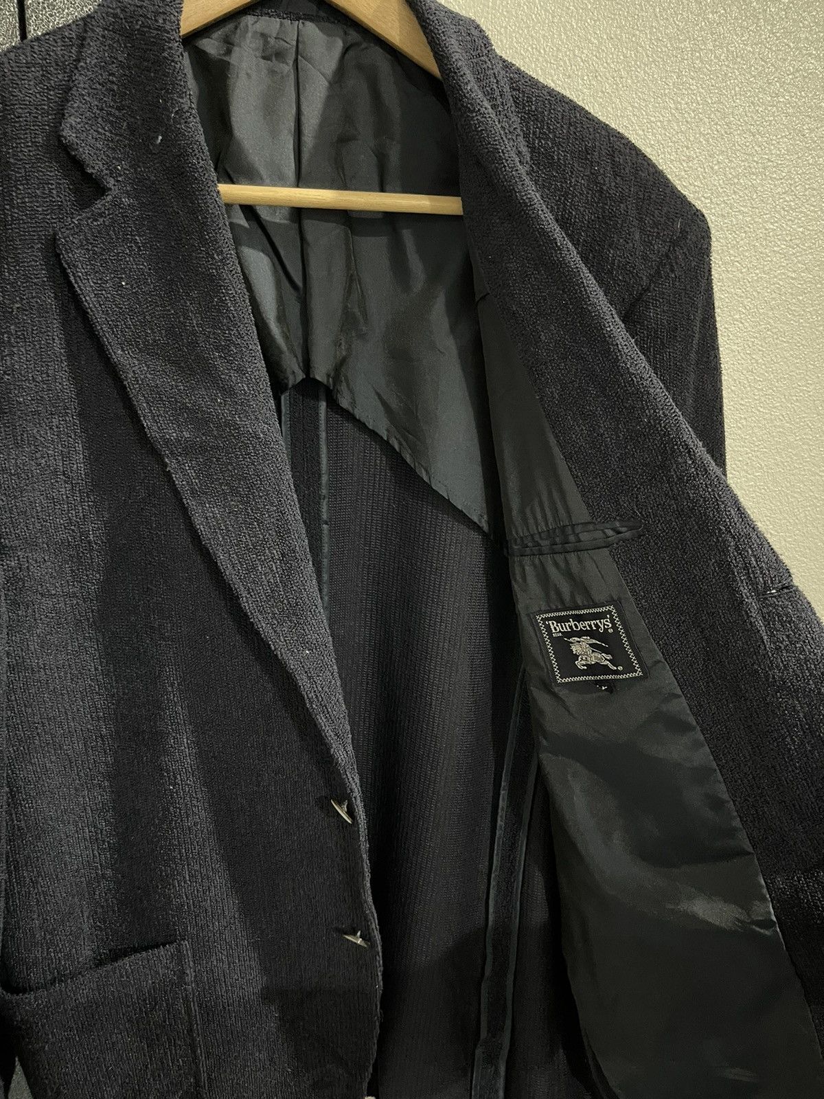 Burberry Vintage Burberrys Yacht Club Cudroy Coat Blazer Size 42L - 14 Thumbnail