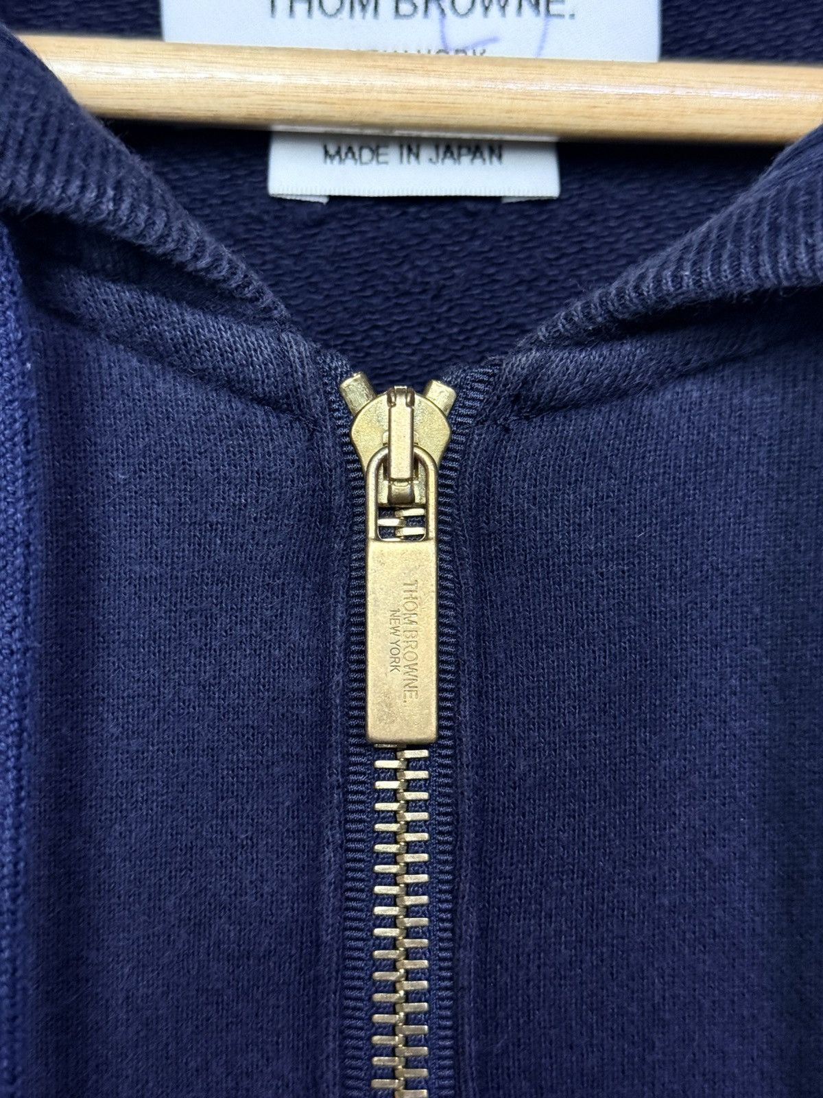 Thom Browne Thom Browne 4-Bar Zip-Up Hoodie Size US XL / EU 56 / 4 - 3 Thumbnail