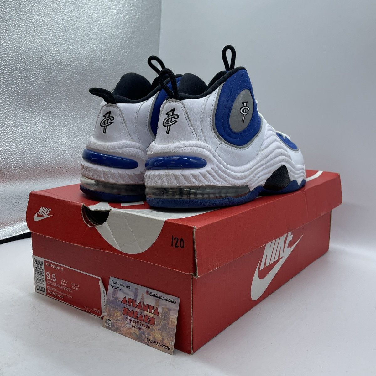 Nike Air penny 2 Atlantic blue Size US 9.5 / EU 42-43 - 5 Thumbnail